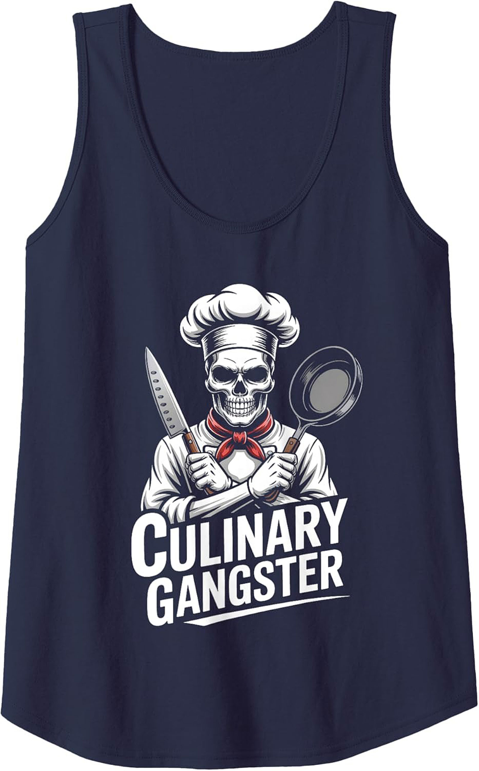 Culinary Gangster Graphic Tank Top Chef Sleeveless Shirt