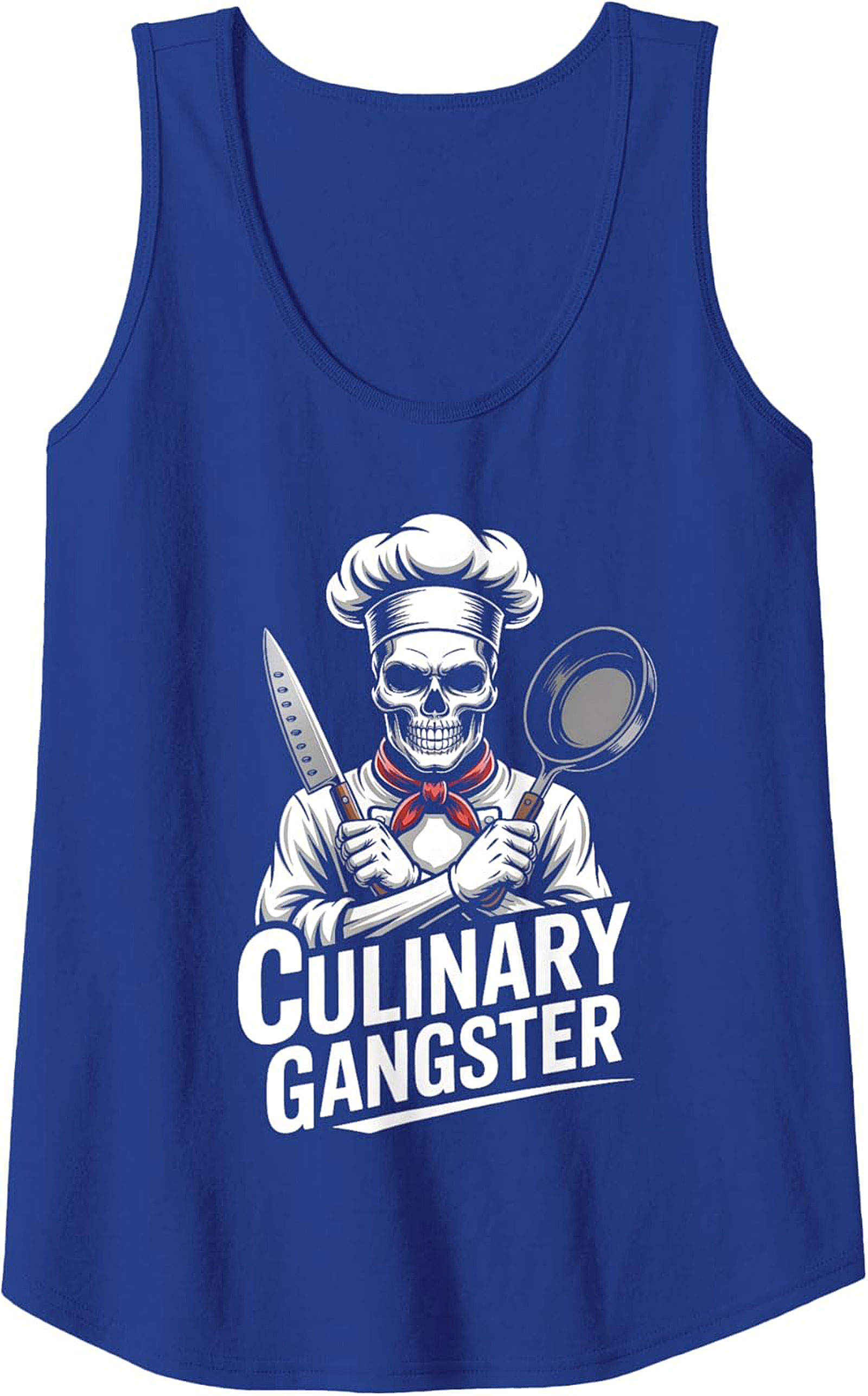 Culinary Gangster Graphic Tank Top Chef Sleeveless Shirt