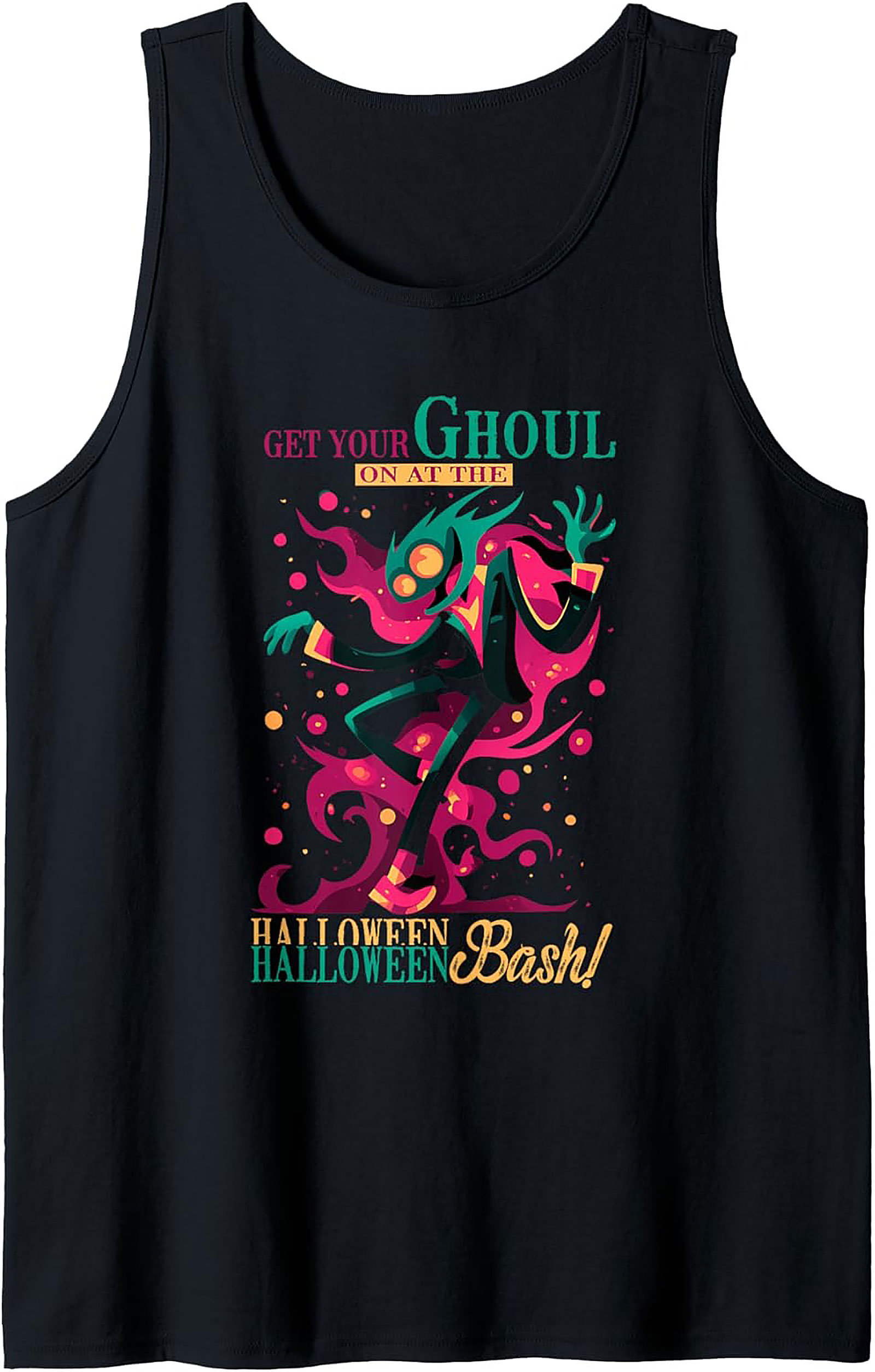 Halloween Ghoul Bash Graphic Tank Top | Unisex Sleeveless Shirt