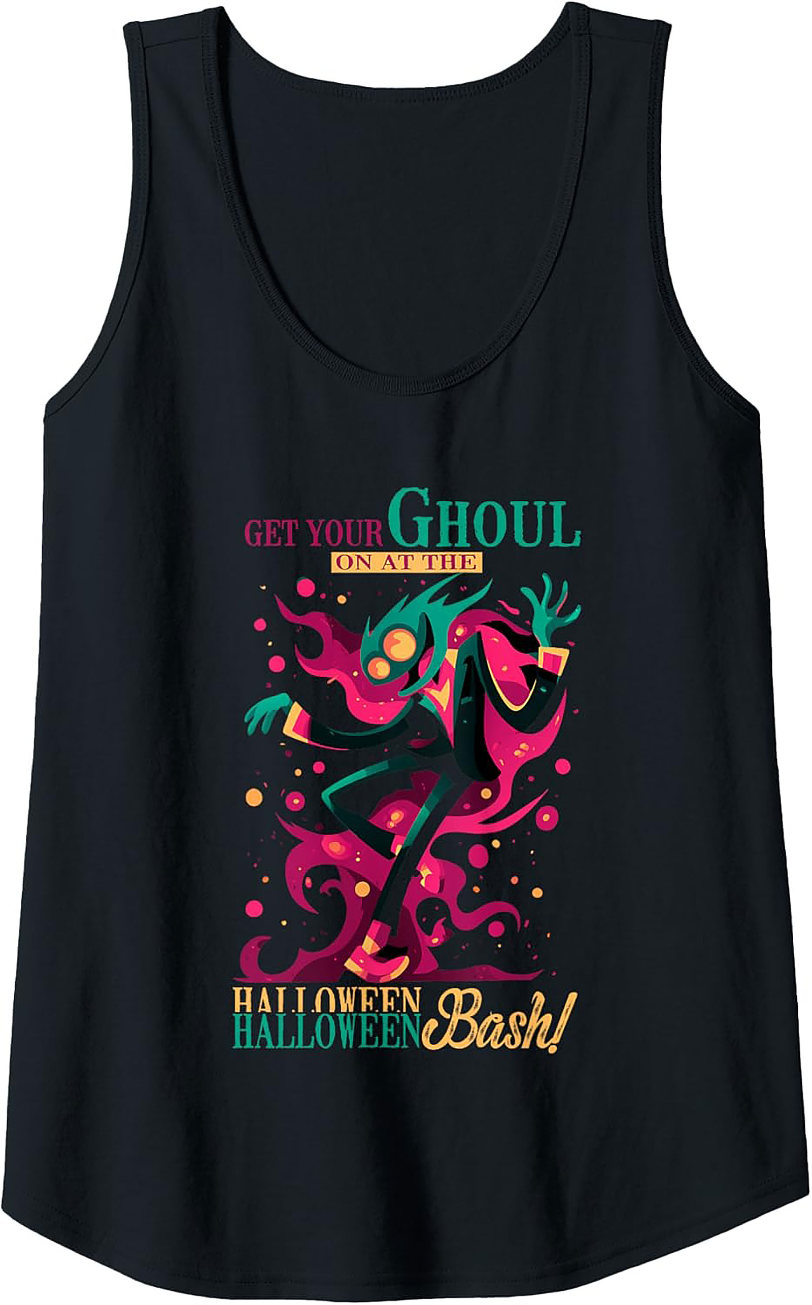 Halloween Ghoul Bash Graphic Tank Top | Unisex Sleeveless Shirt