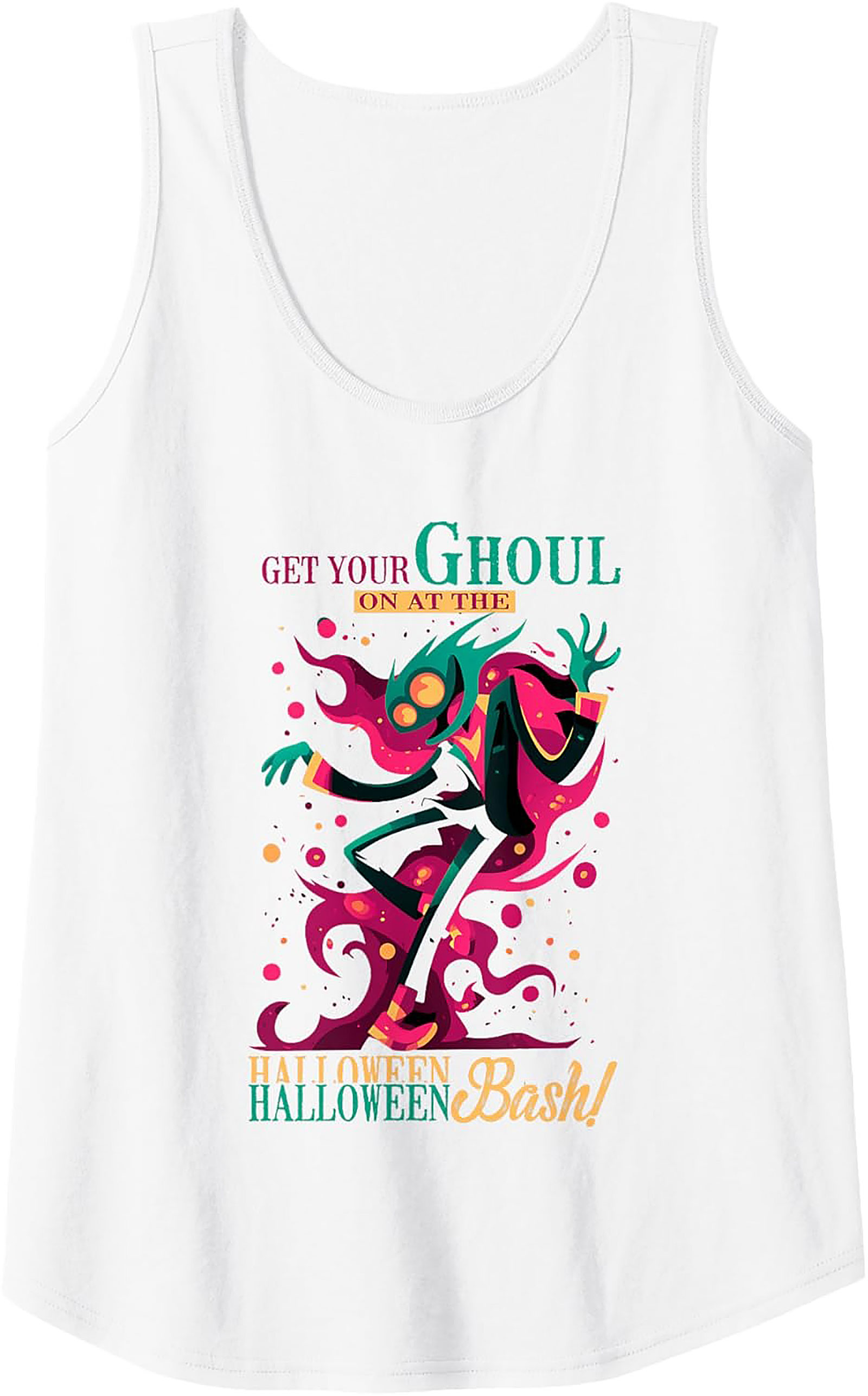 Halloween Ghoul Bash Graphic Tank Top | Unisex Sleeveless Shirt
