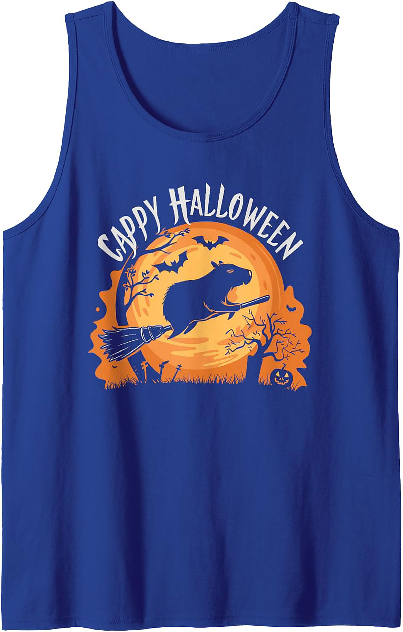 Cappy Halloween Capybara Graphic Tank | Unisex Sleeveless
