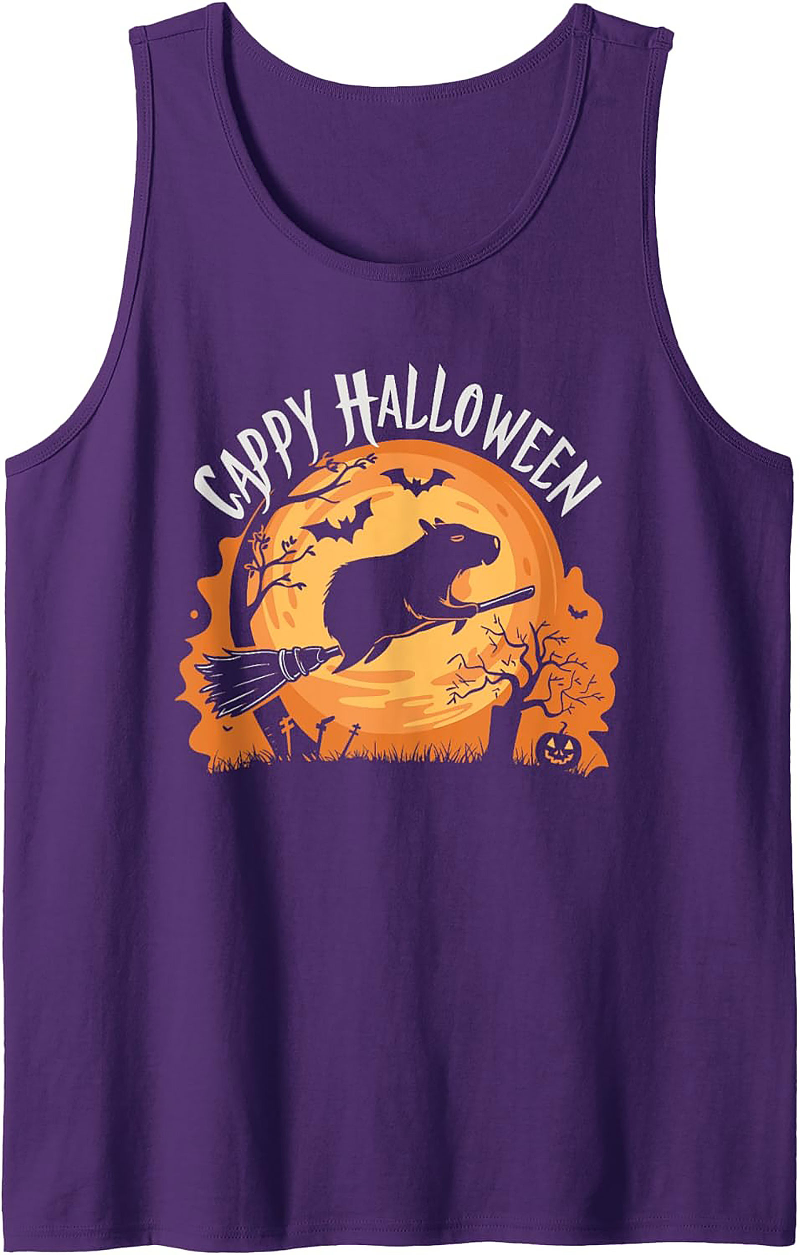Cappy Halloween Capybara Graphic Tank | Unisex Sleeveless