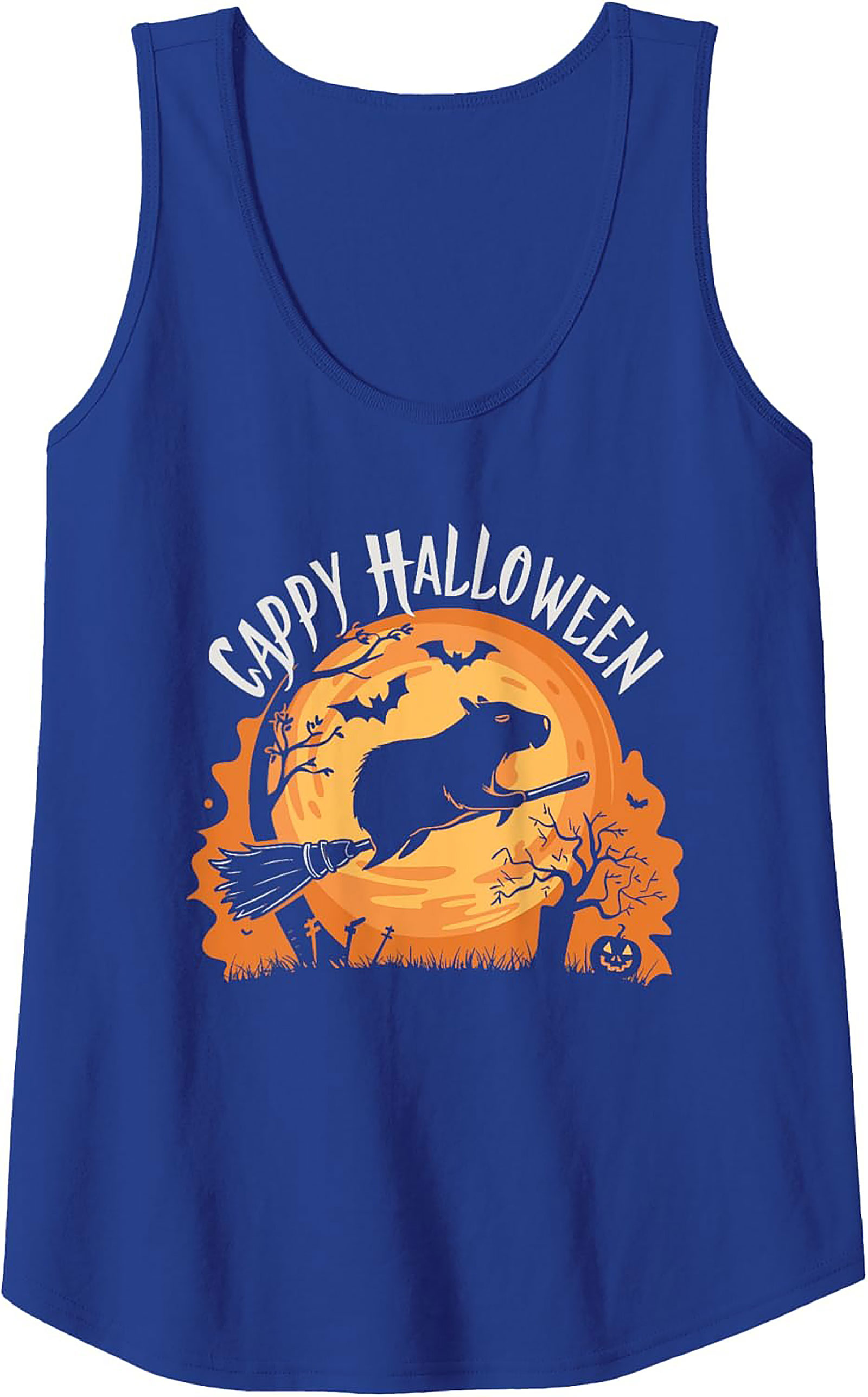 Cappy Halloween Capybara Graphic Tank | Unisex Sleeveless