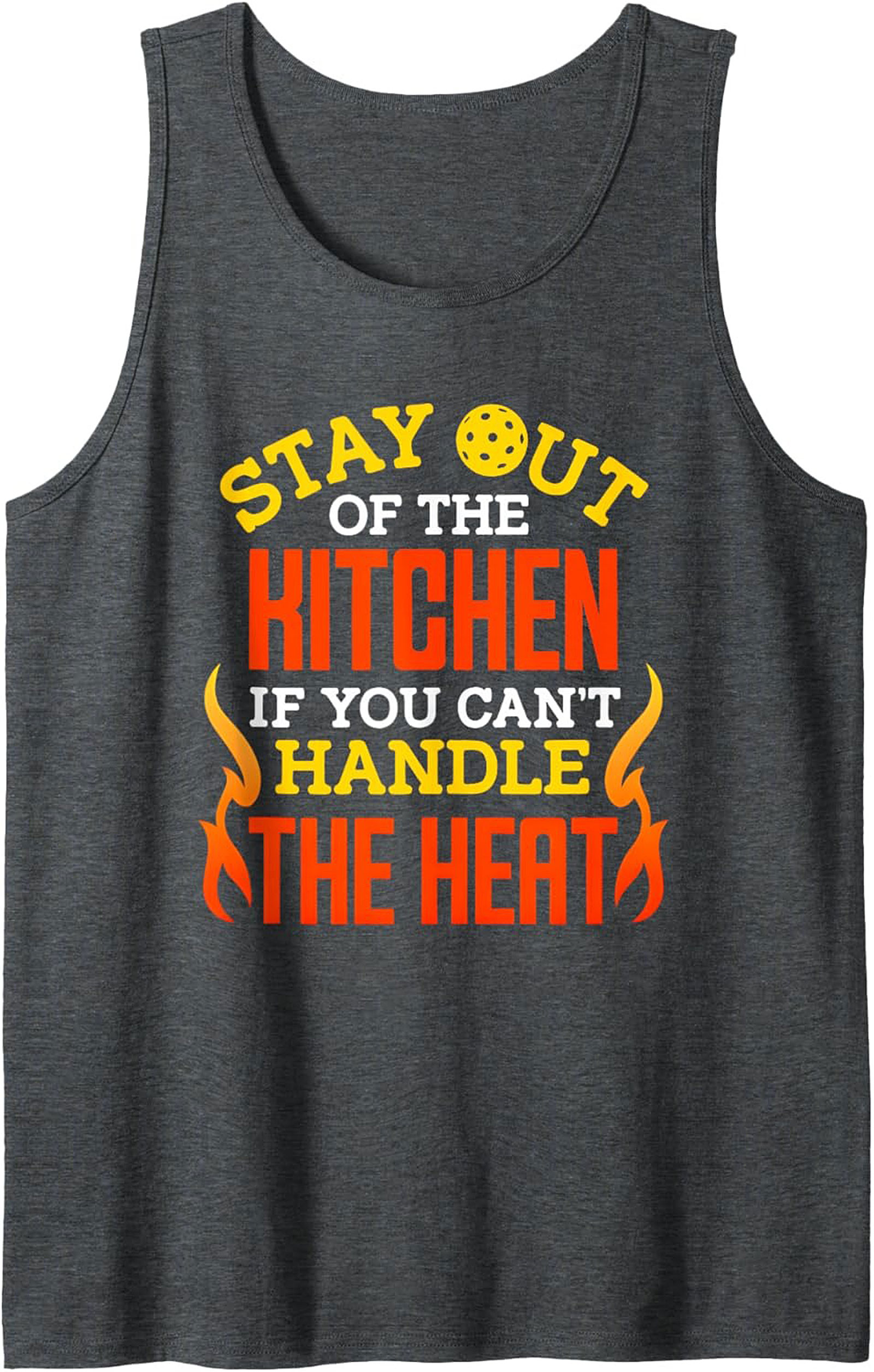 Funny Pickleball Tank Top Stay Out of the Kitchen Graphic
