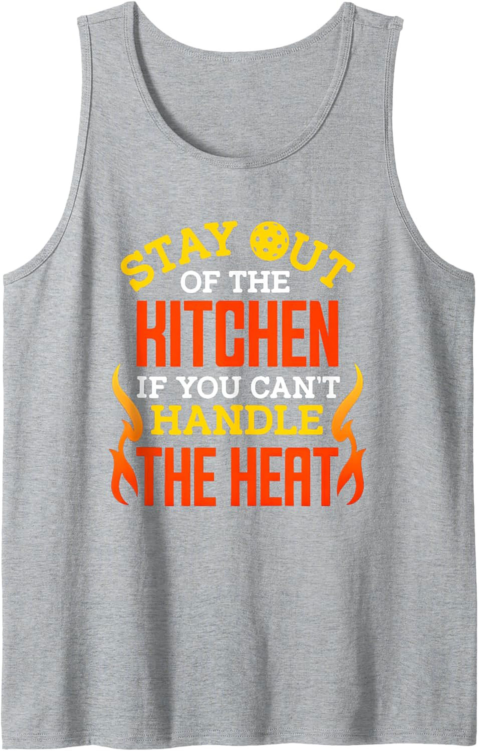 Funny Pickleball Tank Top Stay Out of the Kitchen Graphic