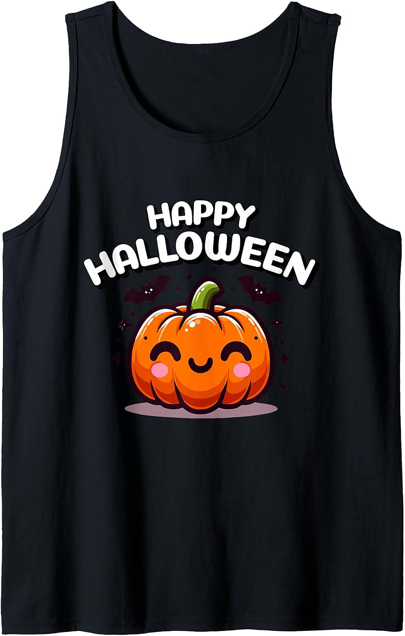 Cute Halloween Pumpkin Graphic Tank Top | Unisex Sleeveless Shirt