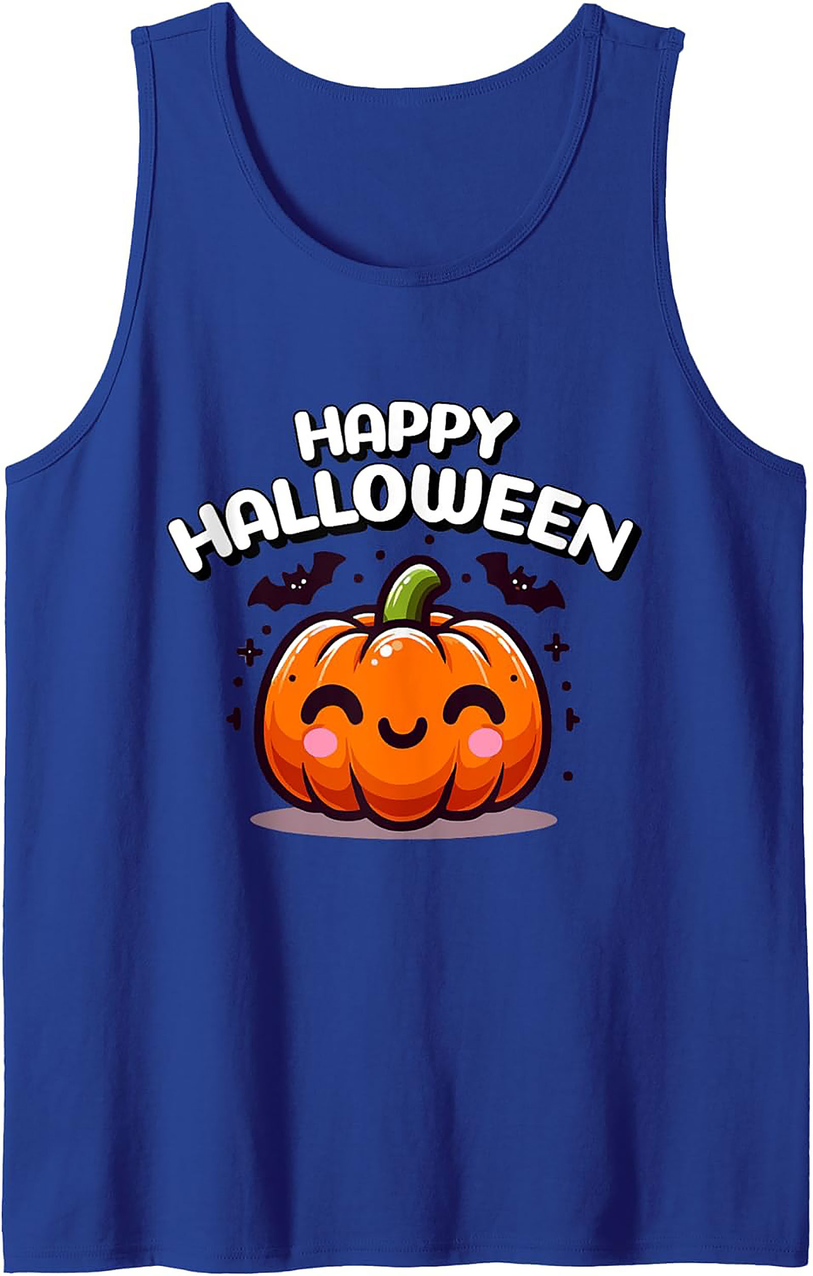 Cute Halloween Pumpkin Graphic Tank Top | Unisex Sleeveless Shirt