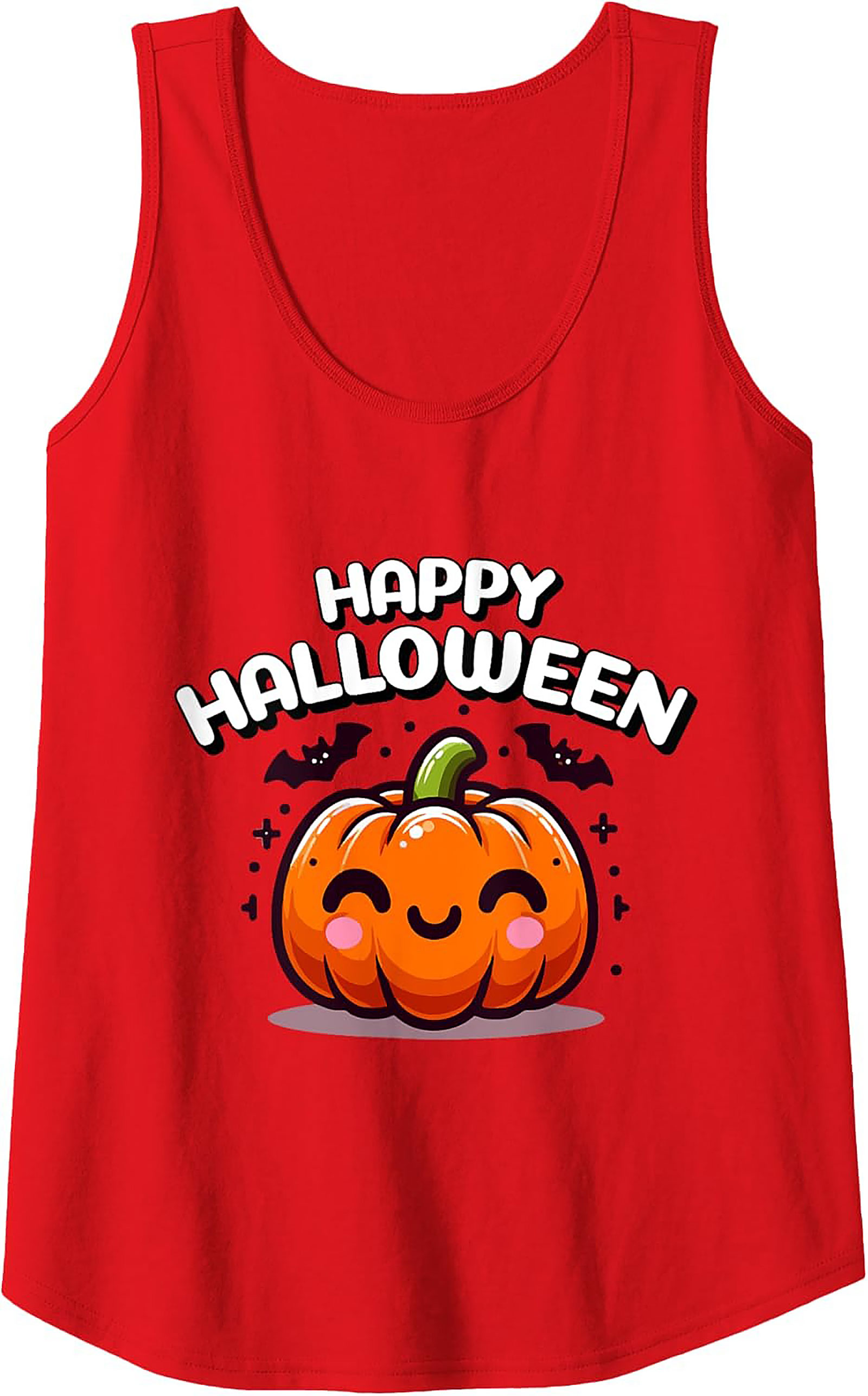 Cute Halloween Pumpkin Graphic Tank Top | Unisex Sleeveless Shirt