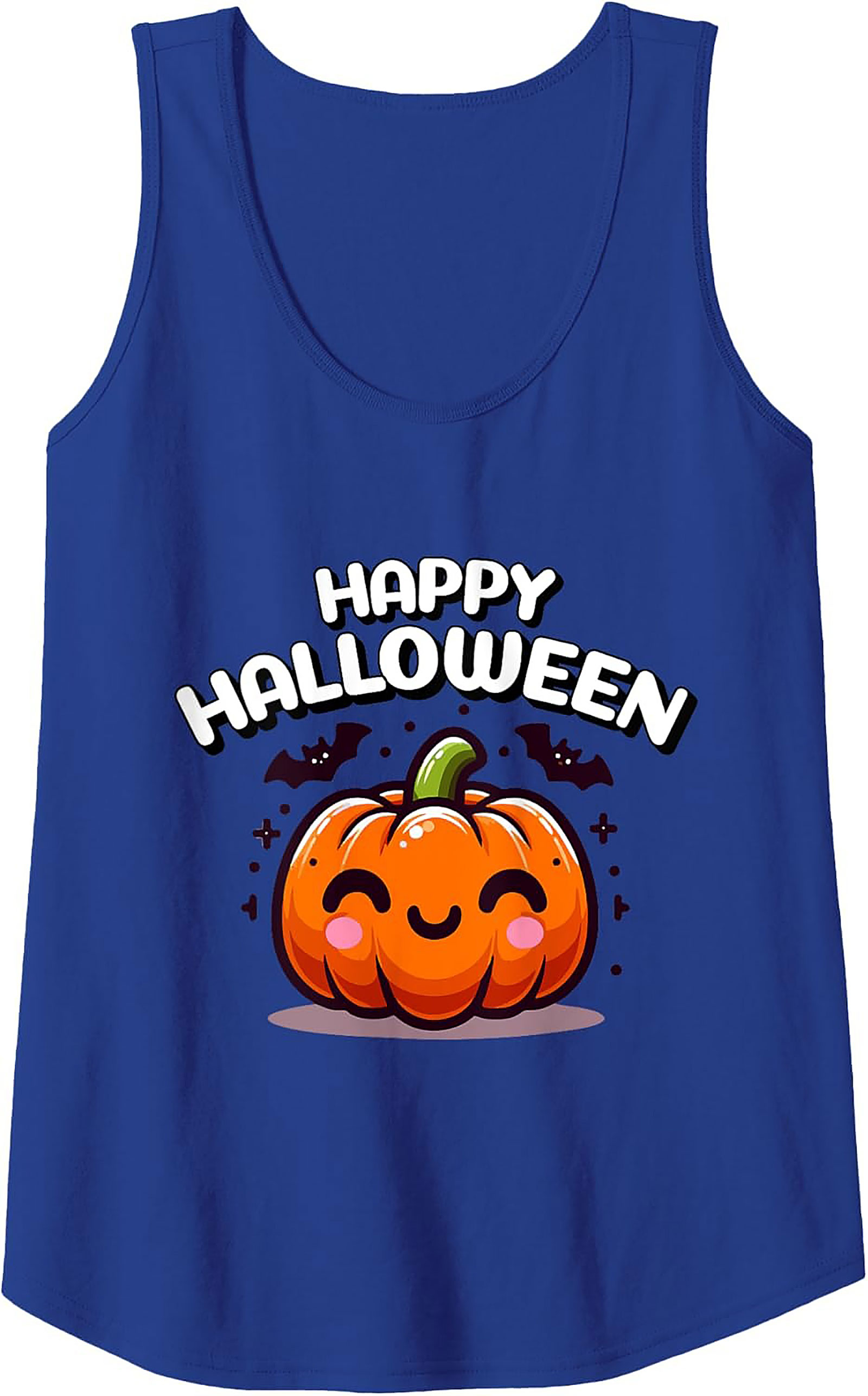 Cute Halloween Pumpkin Graphic Tank Top | Unisex Sleeveless Shirt