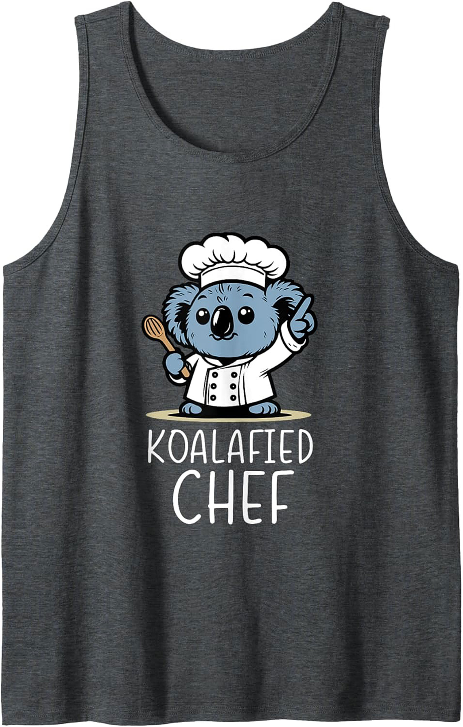 Koalafied Chef Tank Top Funny Koala Sleeveless Shirt Gift
