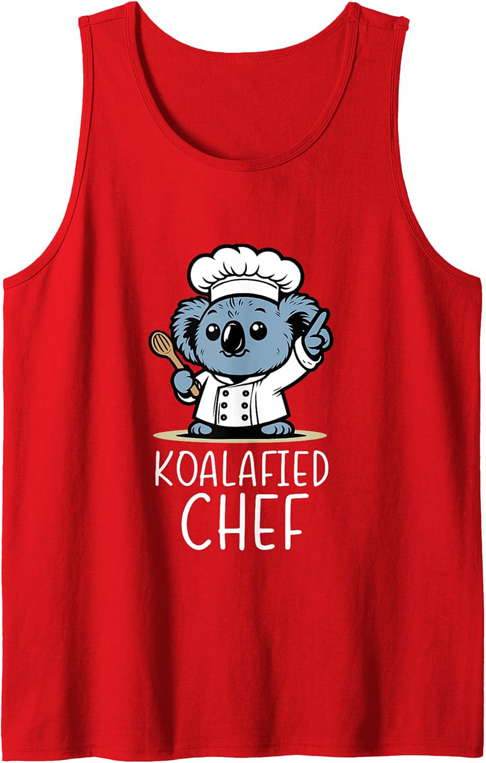 Koalafied Chef Tank Top Funny Koala Sleeveless Shirt Gift