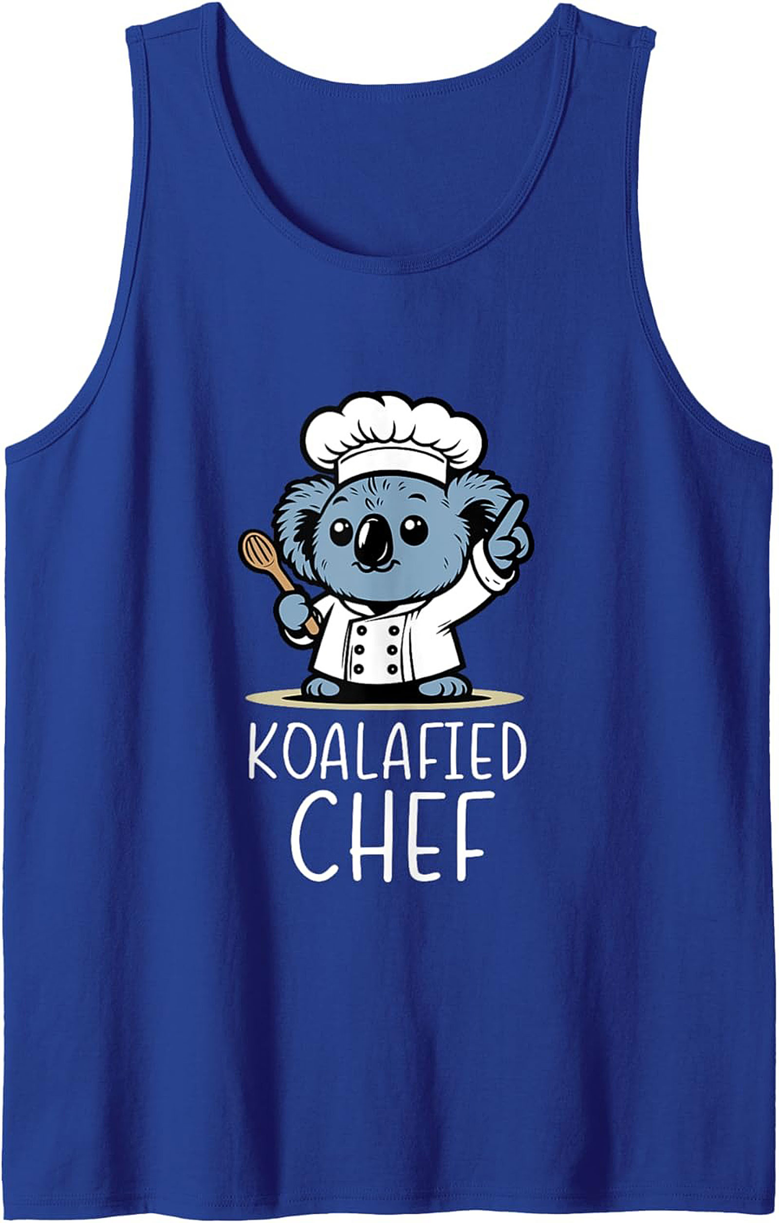 Koalafied Chef Tank Top Funny Koala Sleeveless Shirt Gift