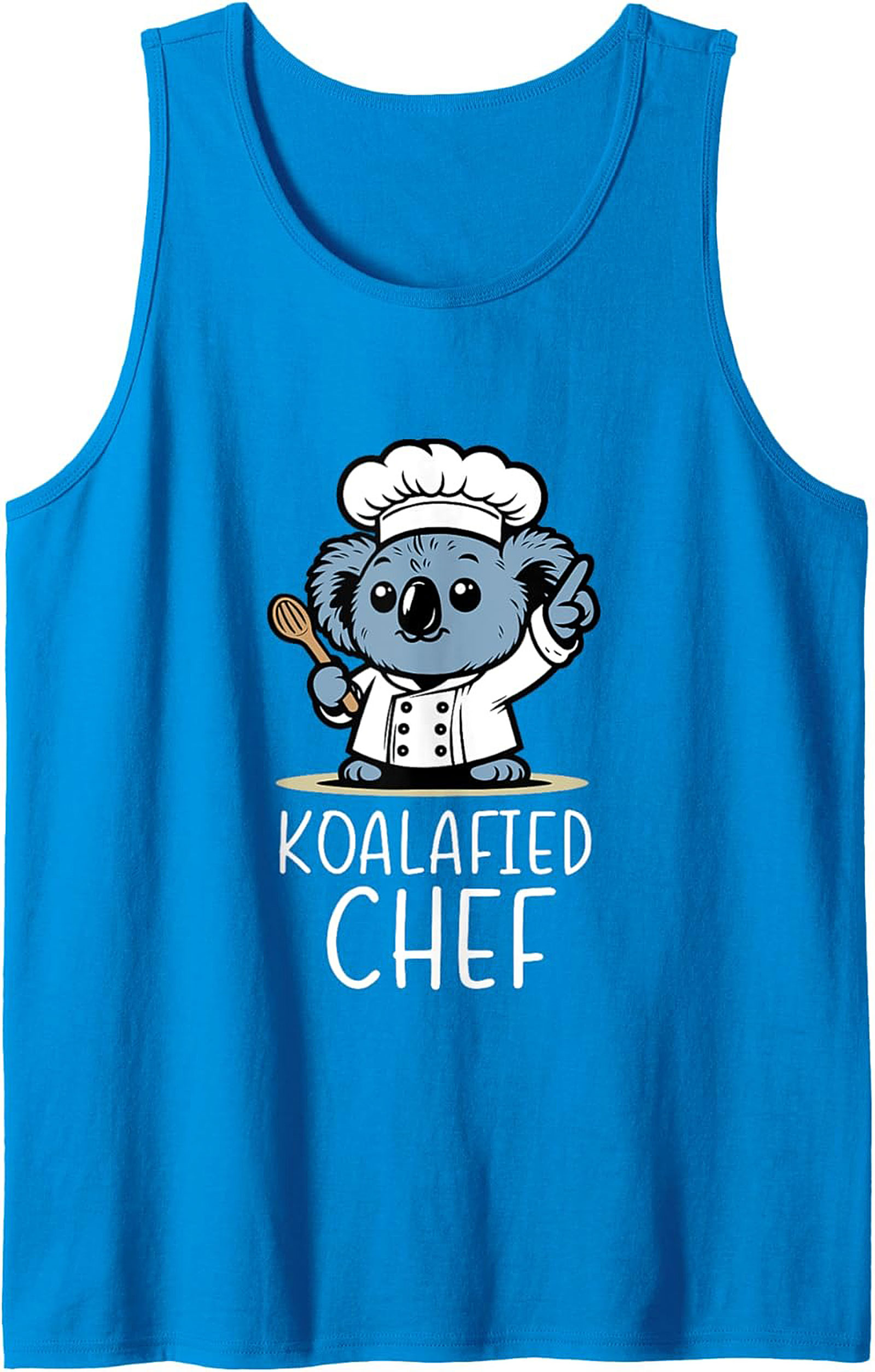 Koalafied Chef Tank Top Funny Koala Sleeveless Shirt Gift