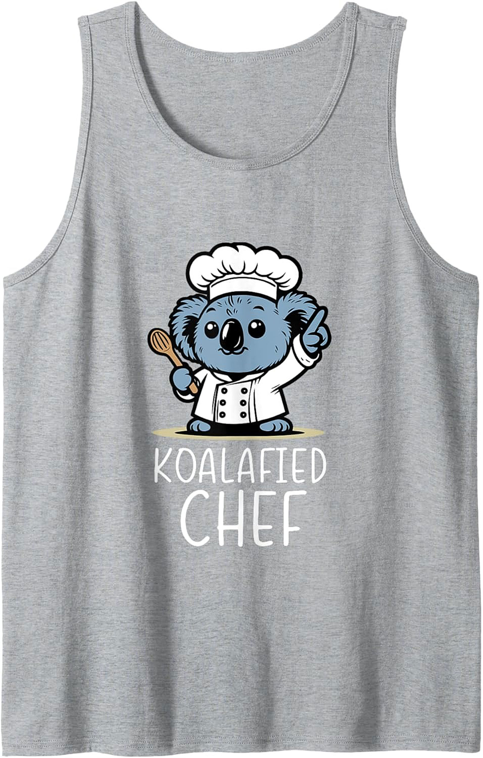 Koalafied Chef Tank Top Funny Koala Sleeveless Shirt Gift