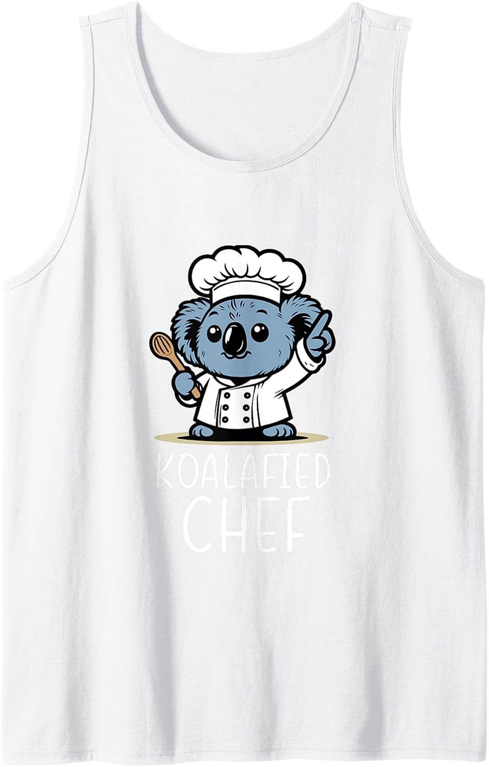 Koalafied Chef Tank Top Funny Koala Sleeveless Shirt Gift
