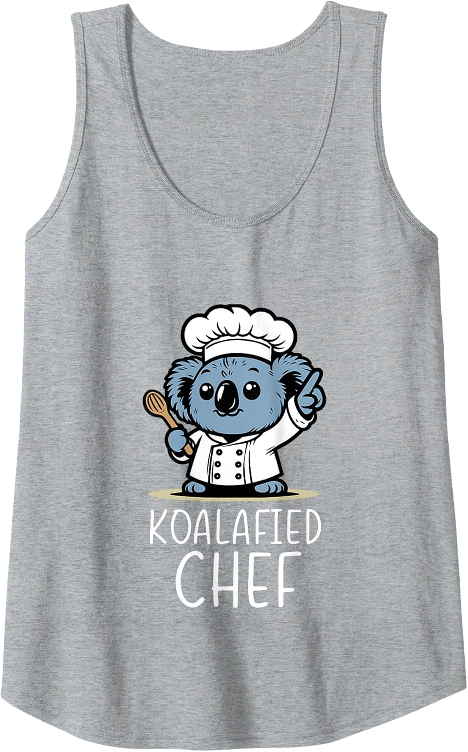 Koalafied Chef Tank Top Funny Koala Sleeveless Shirt Gift