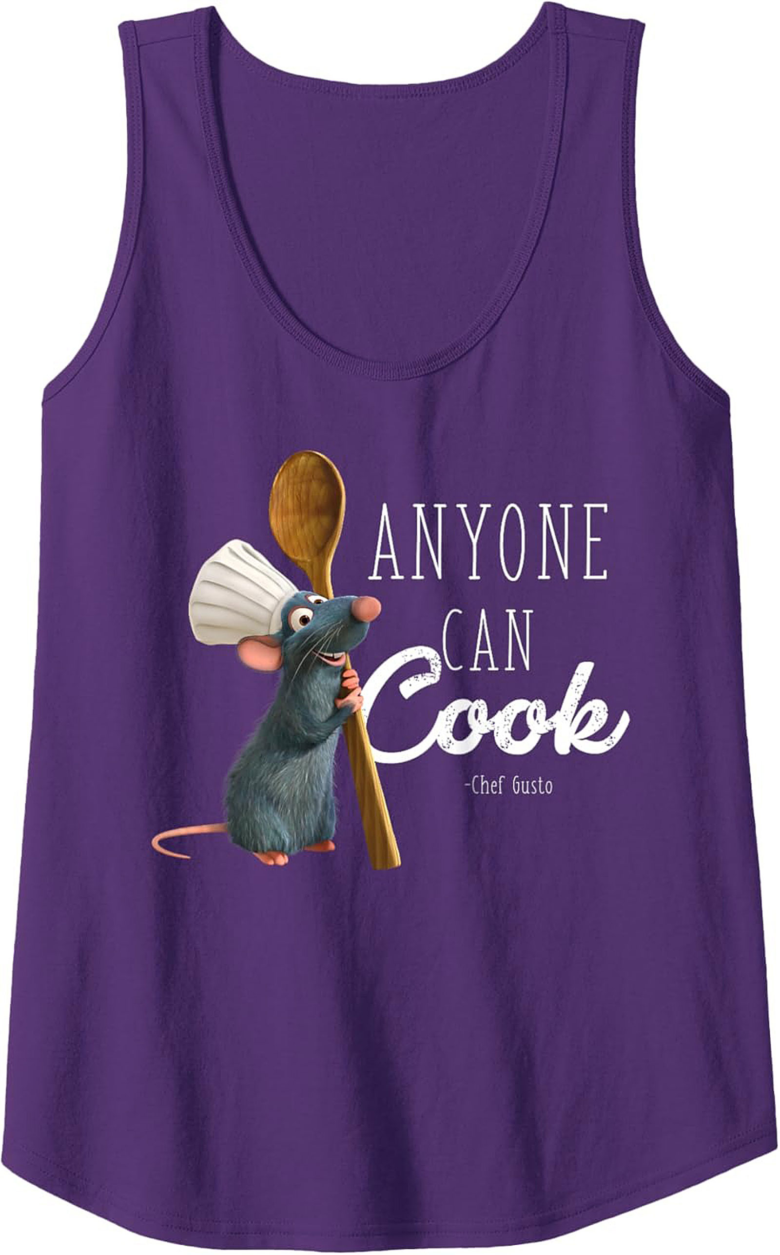 Ratatouille Anyone Can Cook Graphic Tank Top Chef Gusto Gift