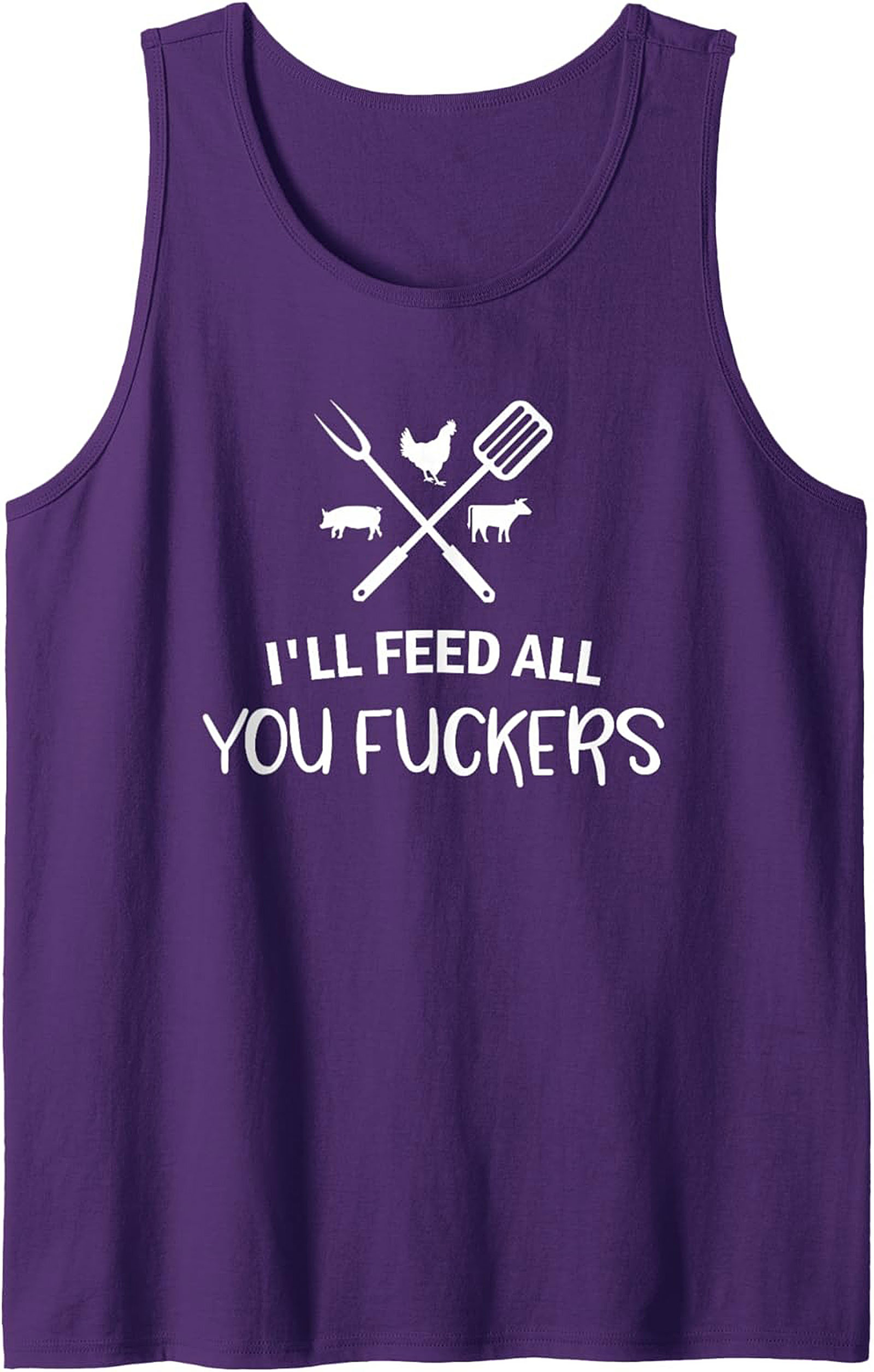 Funny Grilling Tank Top Pitmaster BBQ Sleeveless Shirt