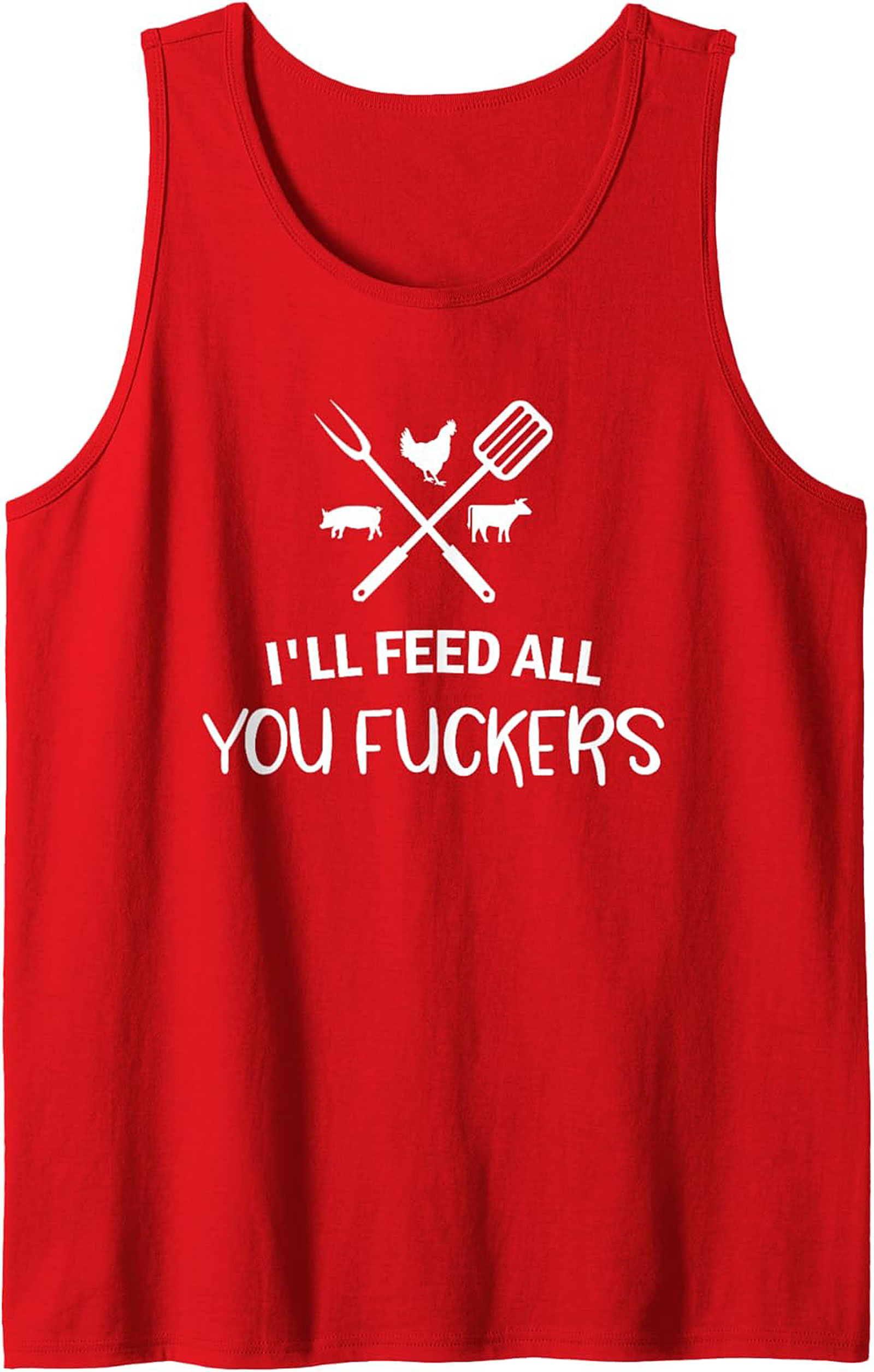 Funny Grilling Tank Top Pitmaster BBQ Sleeveless Shirt