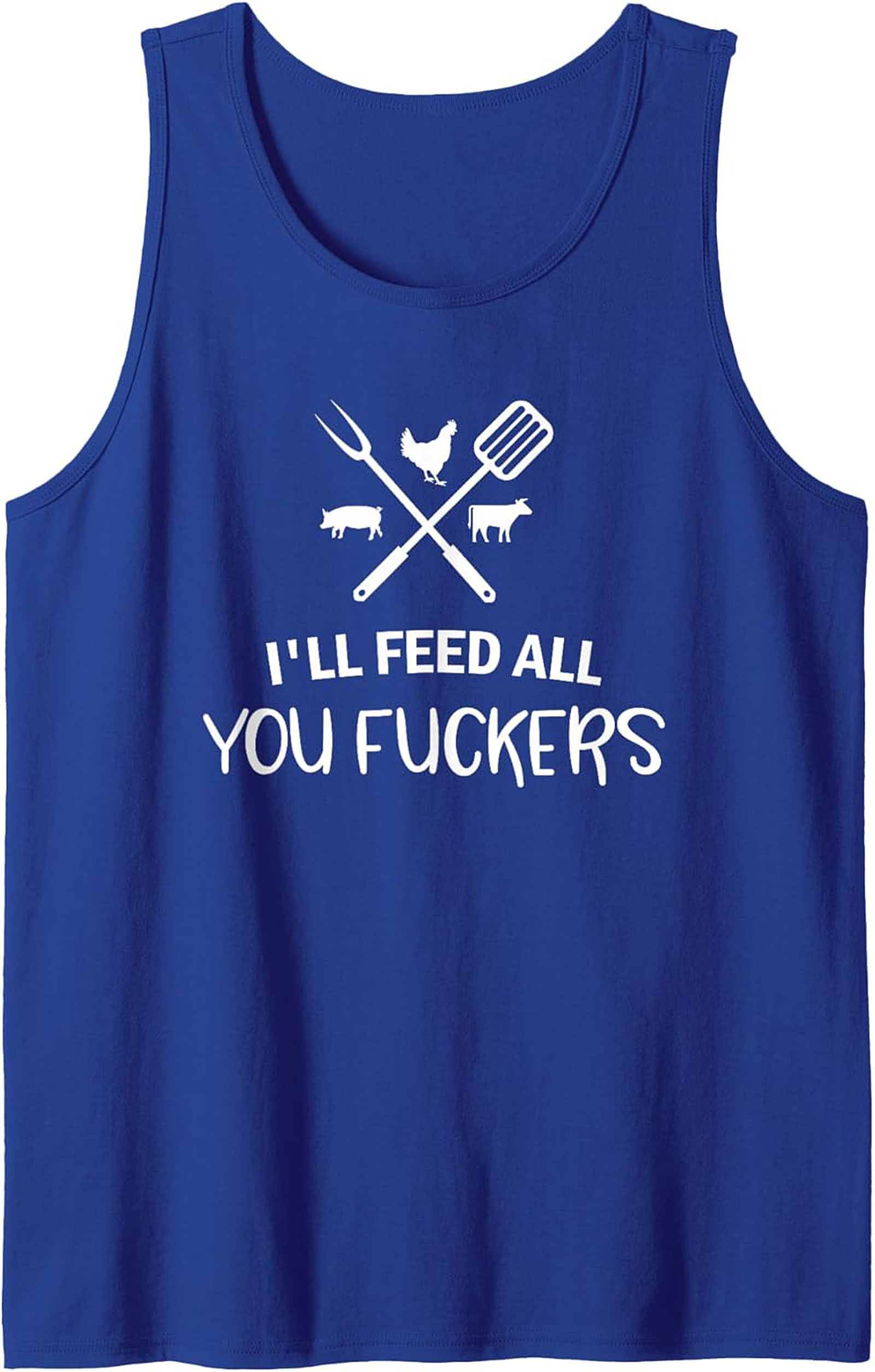 Funny Grilling Tank Top Pitmaster BBQ Sleeveless Shirt