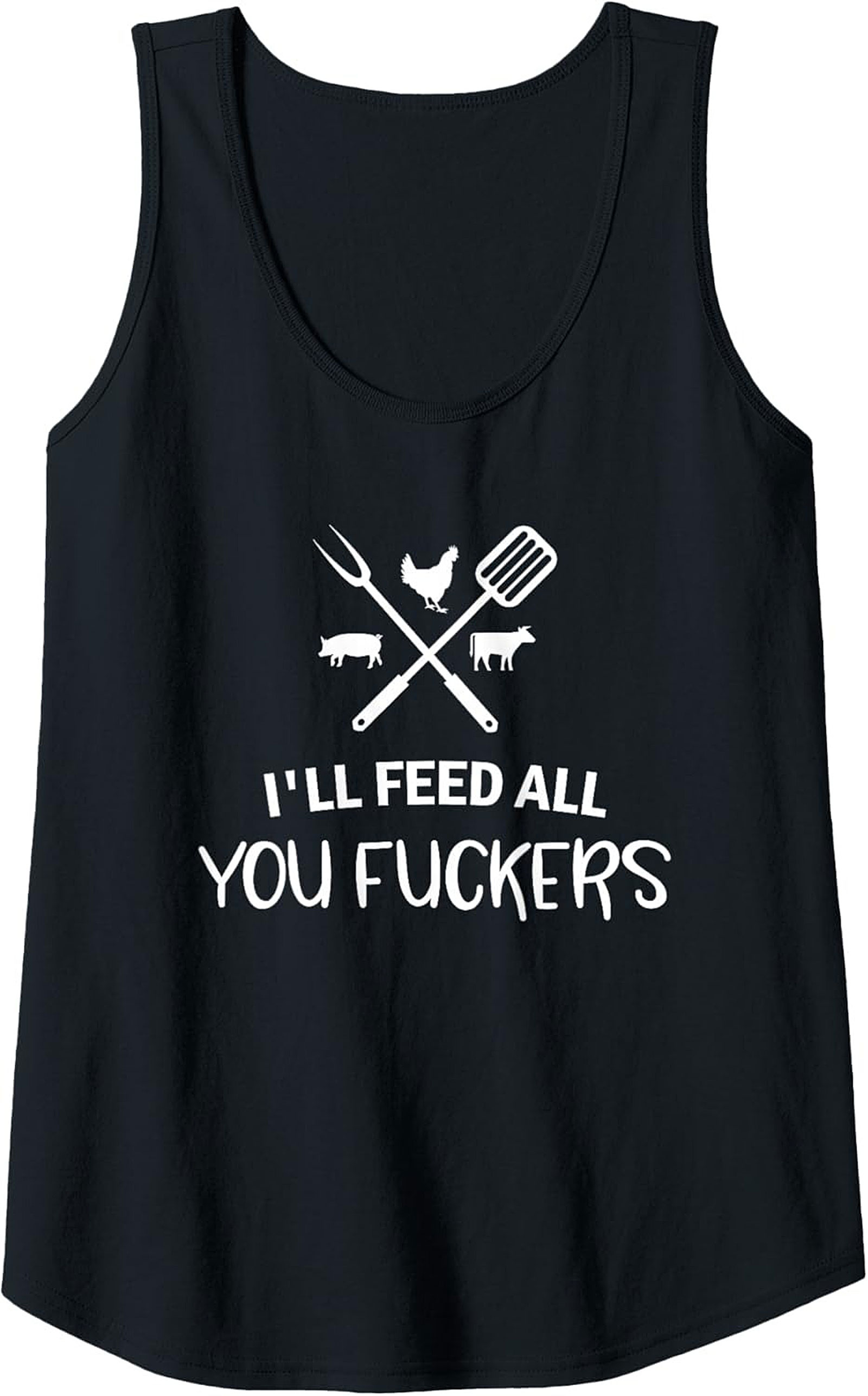 Funny Grilling Tank Top Pitmaster BBQ Sleeveless Shirt