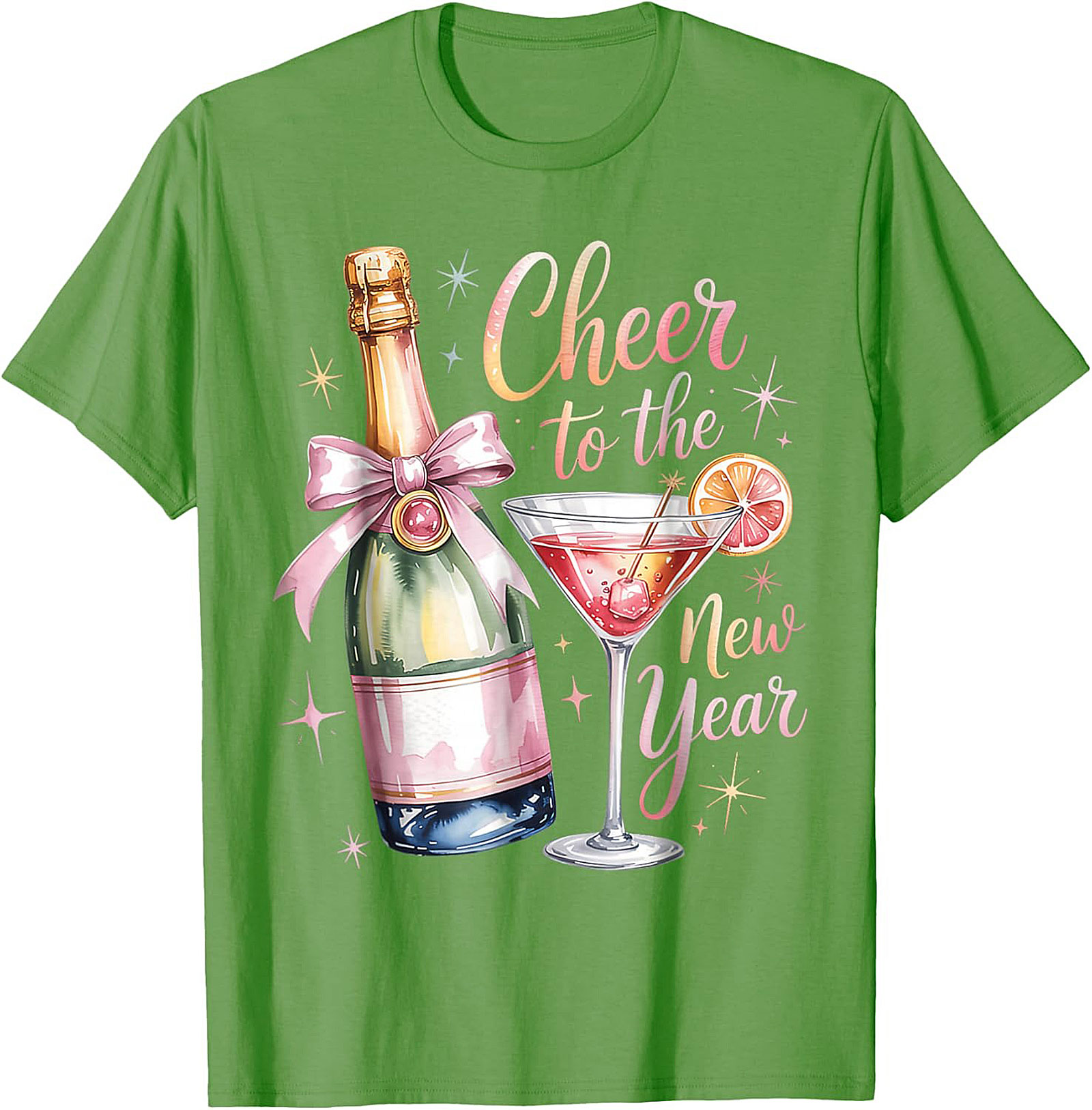 New Year's Eve T-shirt Champagne Celebration Graphic Tee