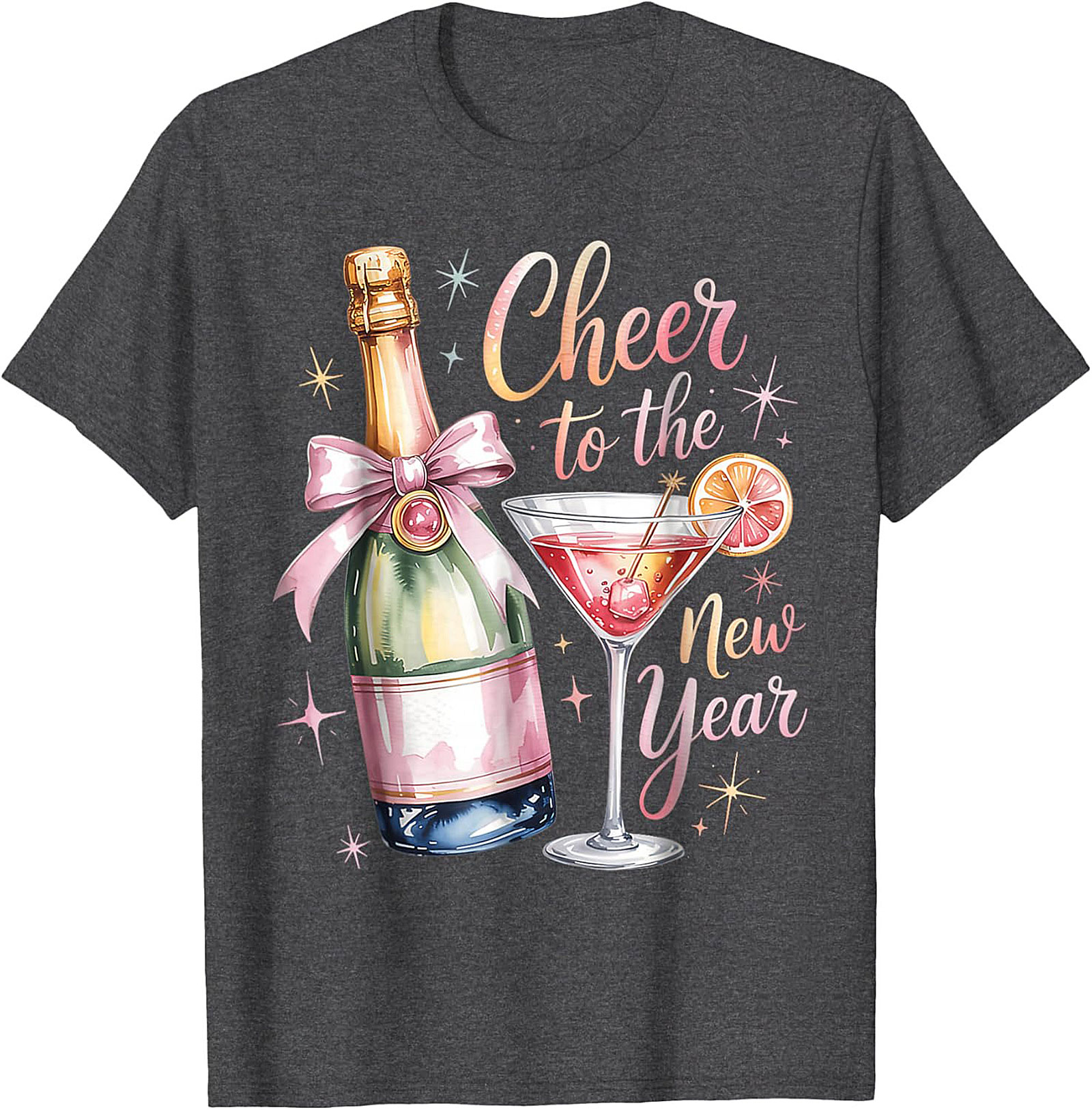 New Year's Eve T-shirt Champagne Celebration Graphic Tee