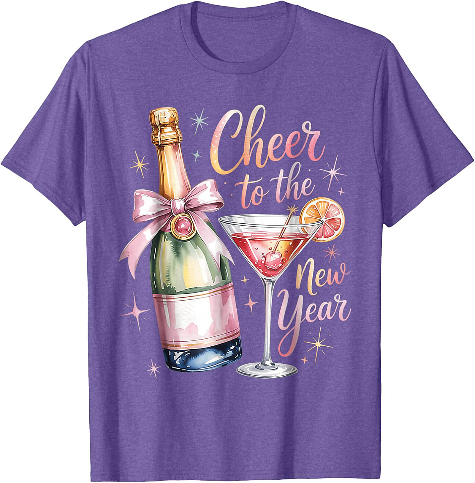 New Year's Eve T-shirt Champagne Celebration Graphic Tee