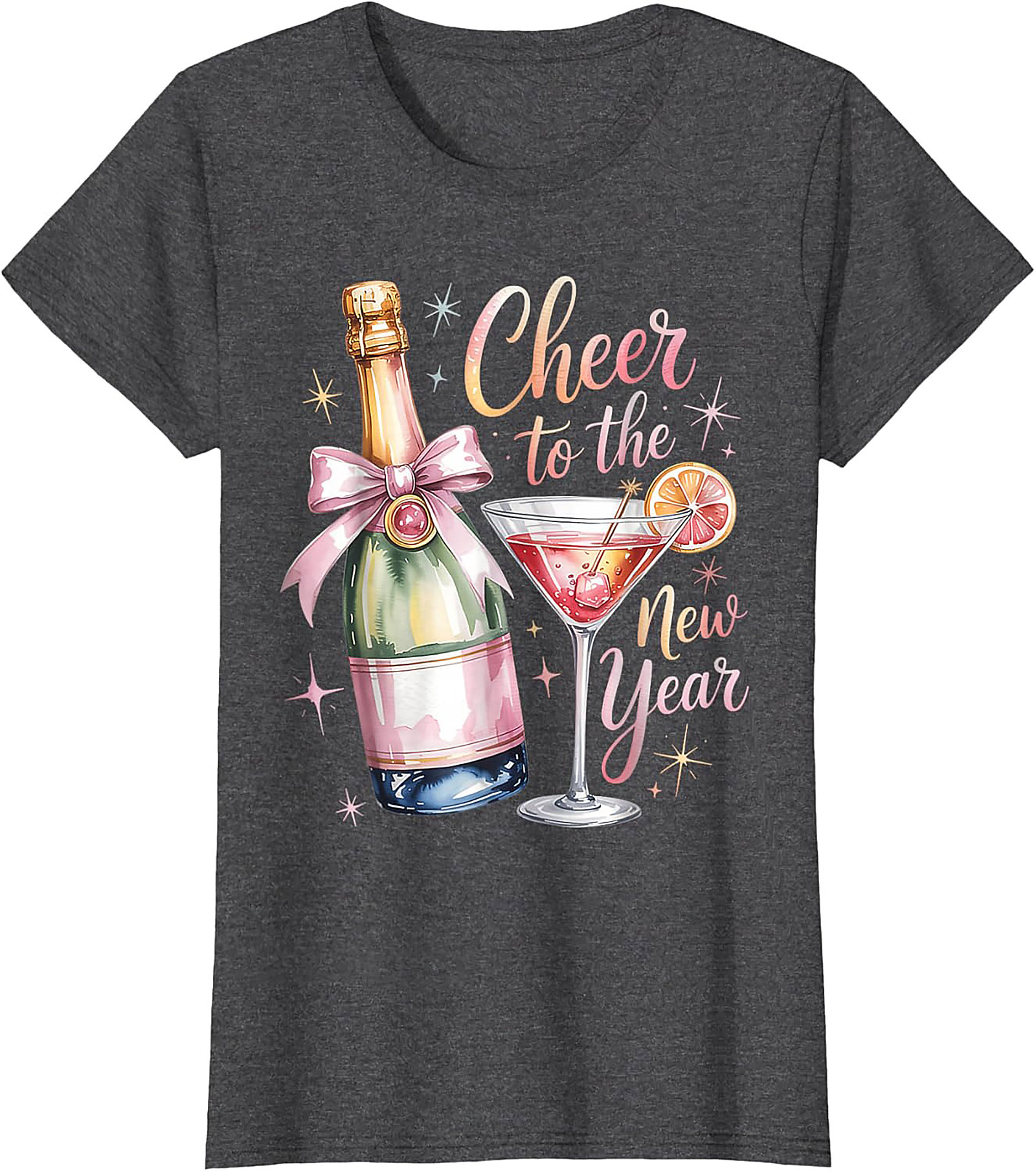 New Year's Eve T-shirt Champagne Celebration Graphic Tee