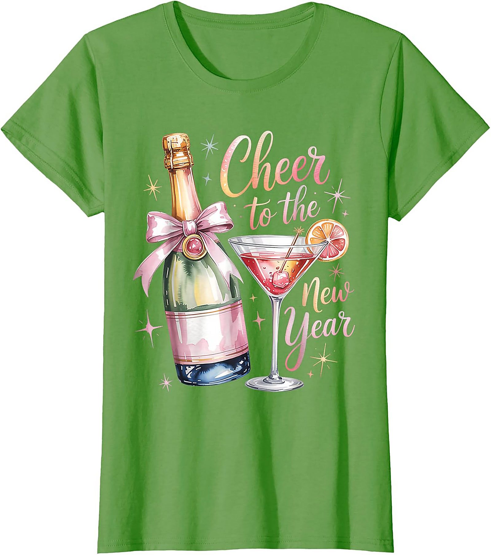 New Year's Eve T-shirt Champagne Celebration Graphic Tee