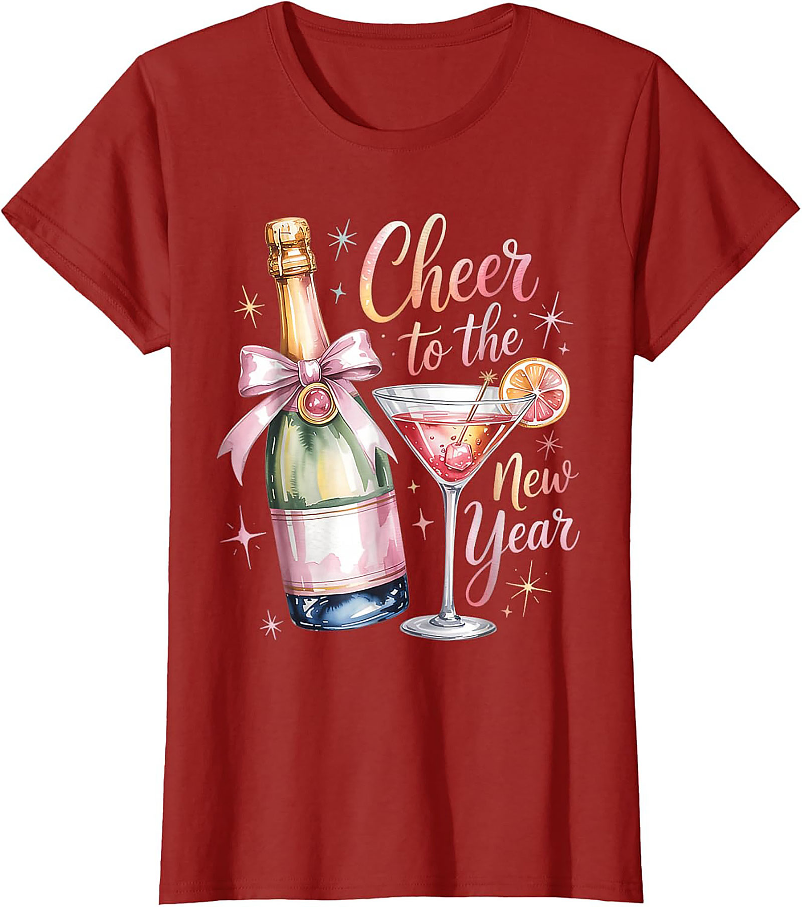 New Year's Eve T-shirt Champagne Celebration Graphic Tee