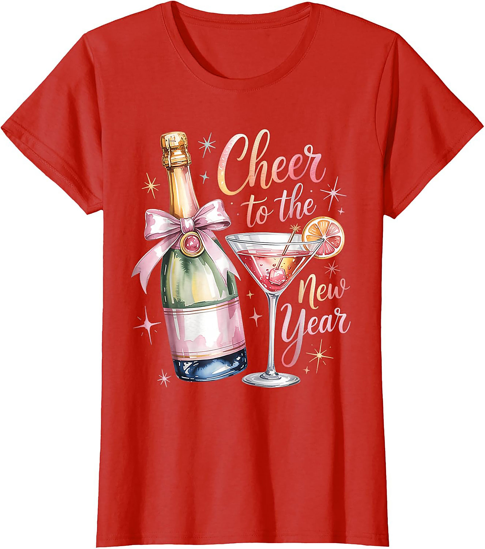 New Year's Eve T-shirt Champagne Celebration Graphic Tee