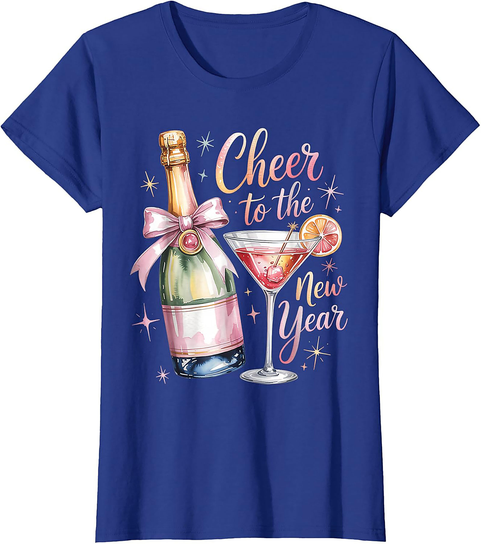 New Year's Eve T-shirt Champagne Celebration Graphic Tee