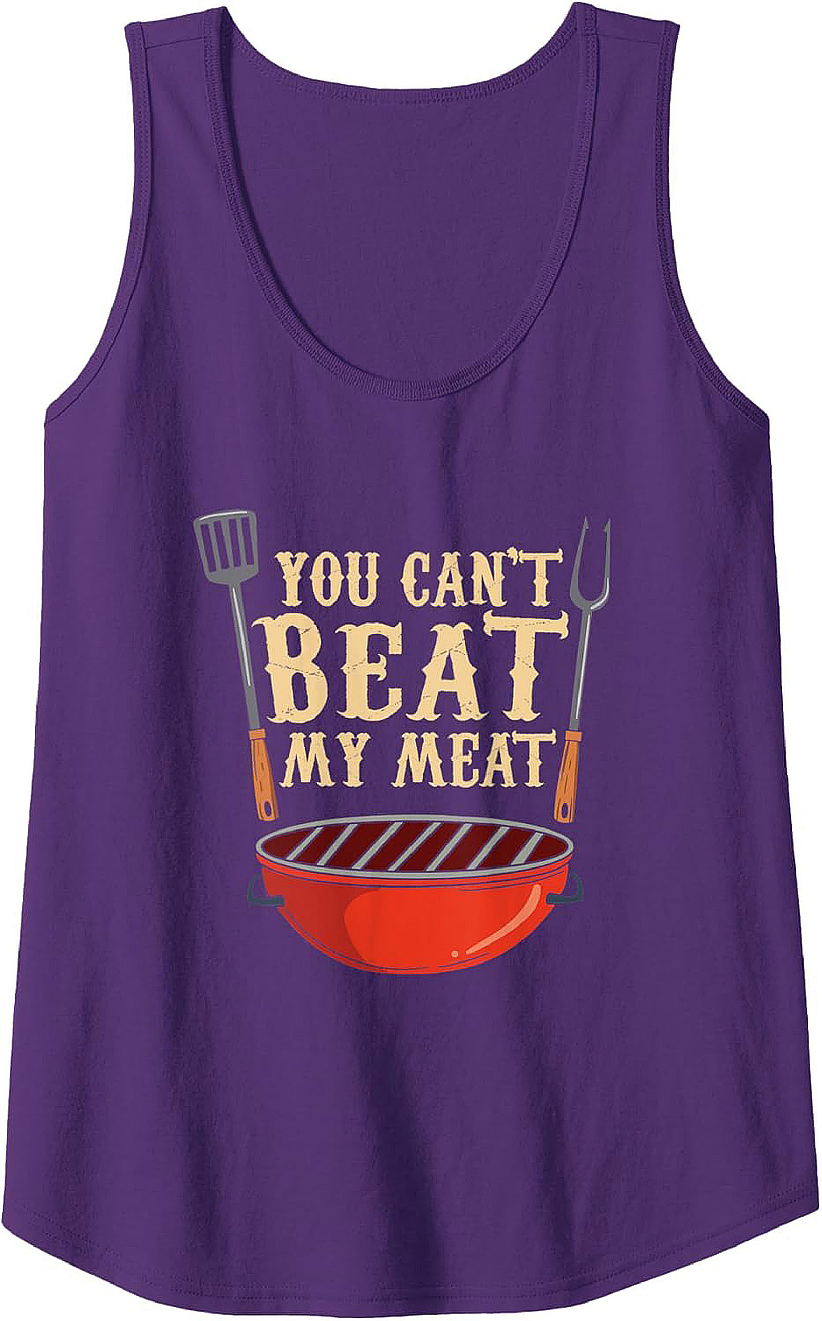 Funny BBQ Tank Top Grilling Master Sleeveless Shirt