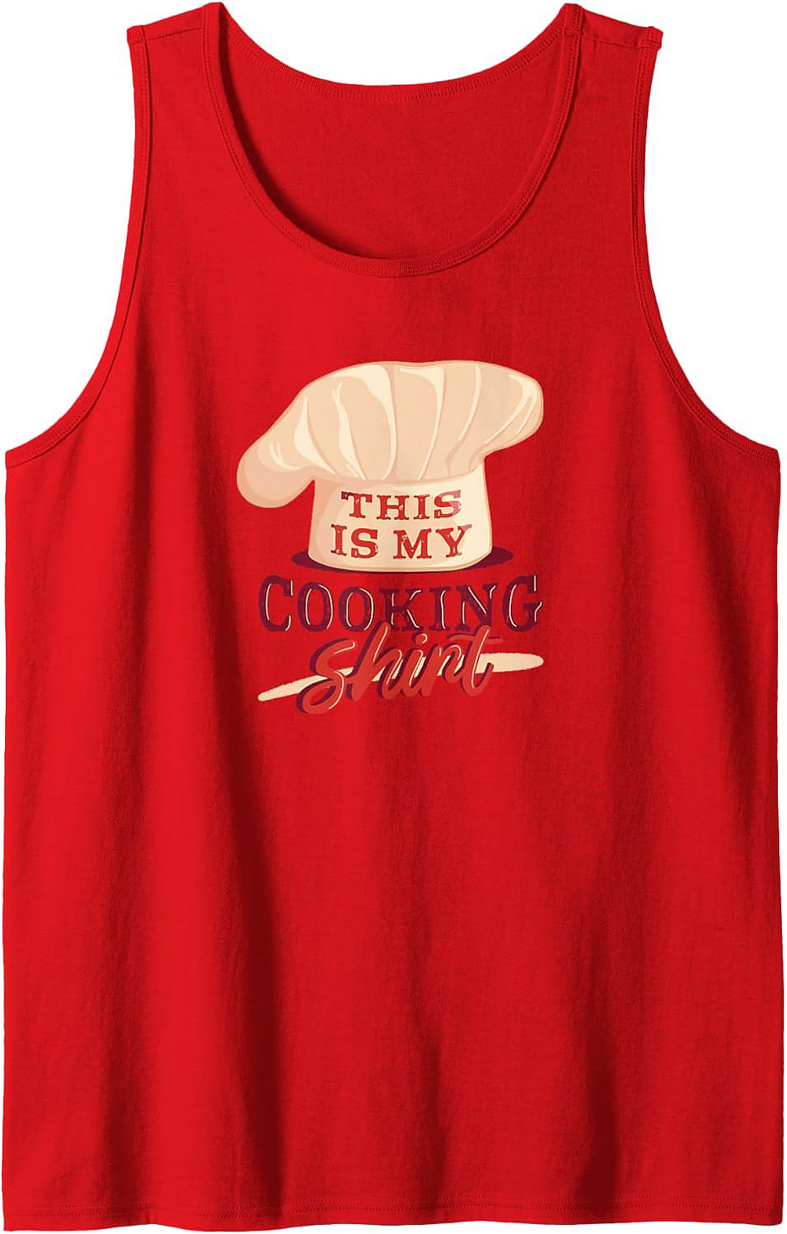 Funny Chef Tank Top Culinary Graphic Sleeveless Shirt