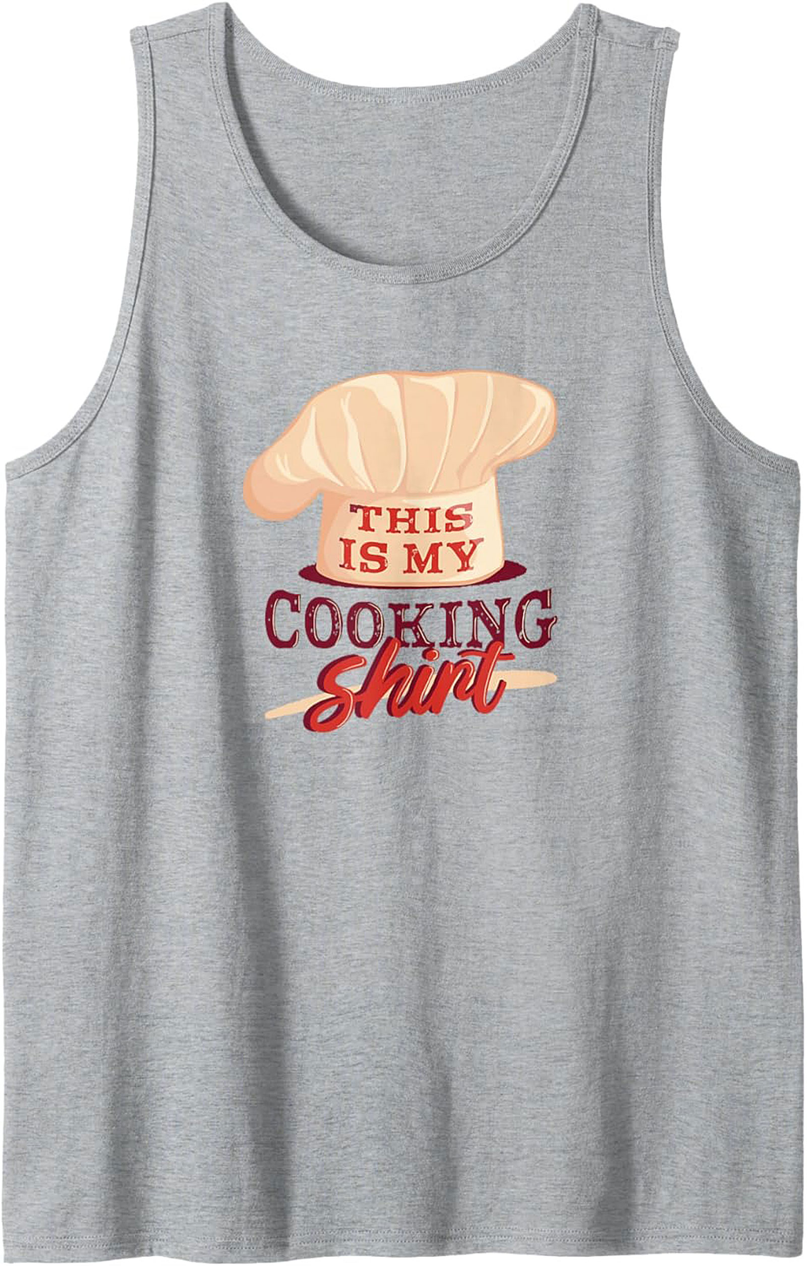 Funny Chef Tank Top Culinary Graphic Sleeveless Shirt