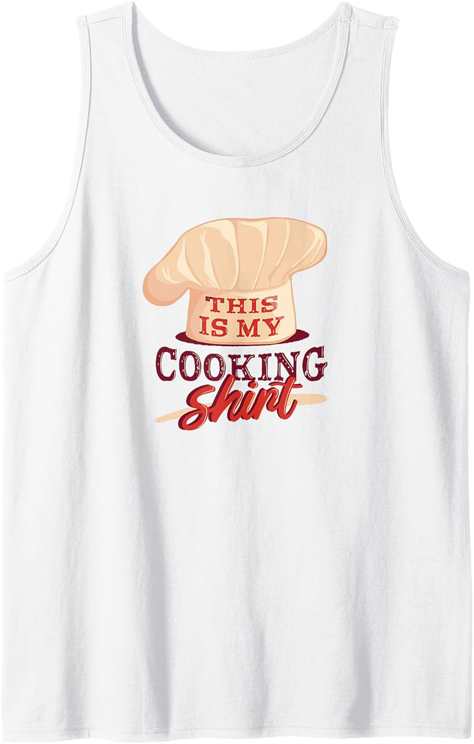 Funny Chef Tank Top Culinary Graphic Sleeveless Shirt