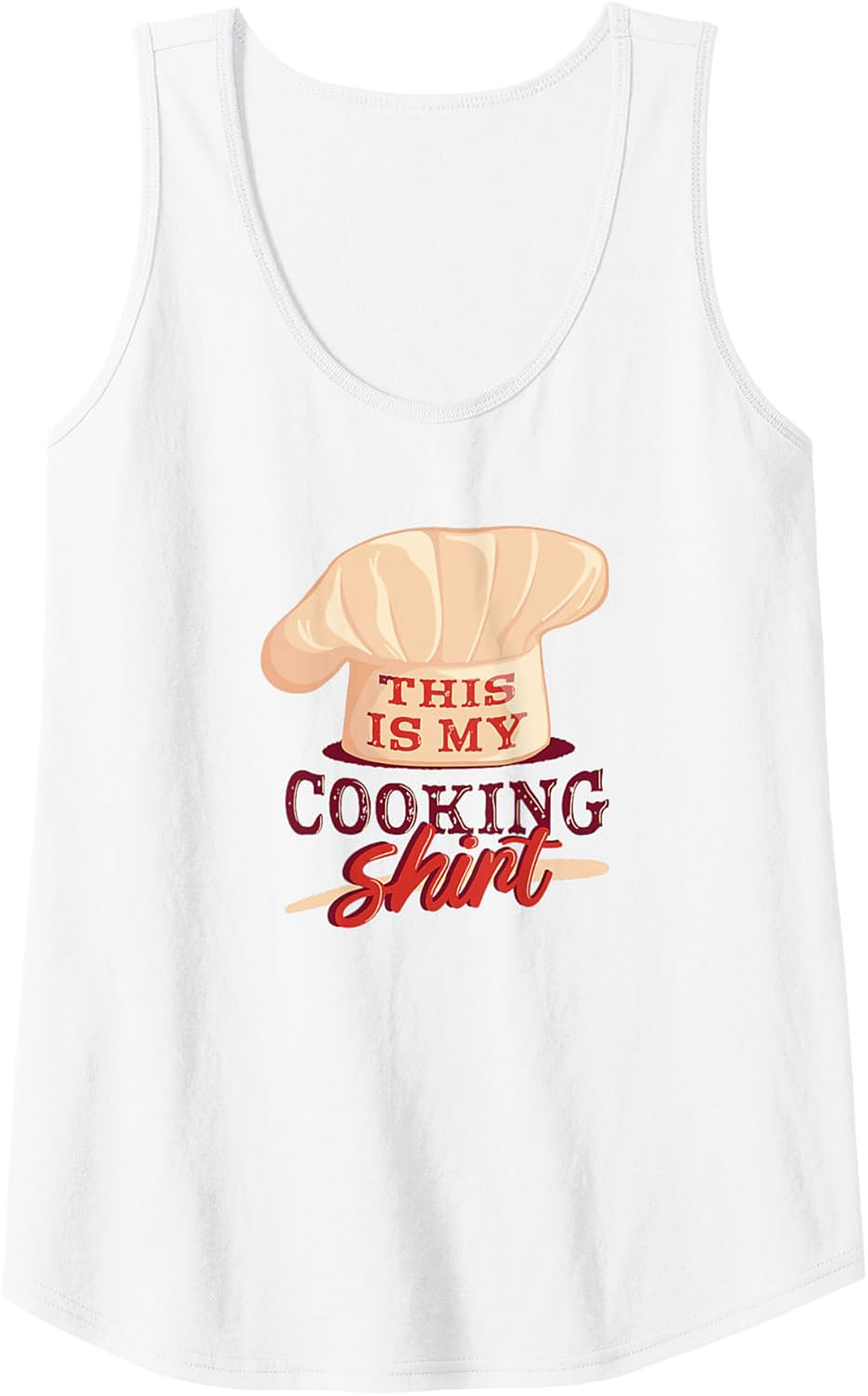 Funny Chef Tank Top Culinary Graphic Sleeveless Shirt
