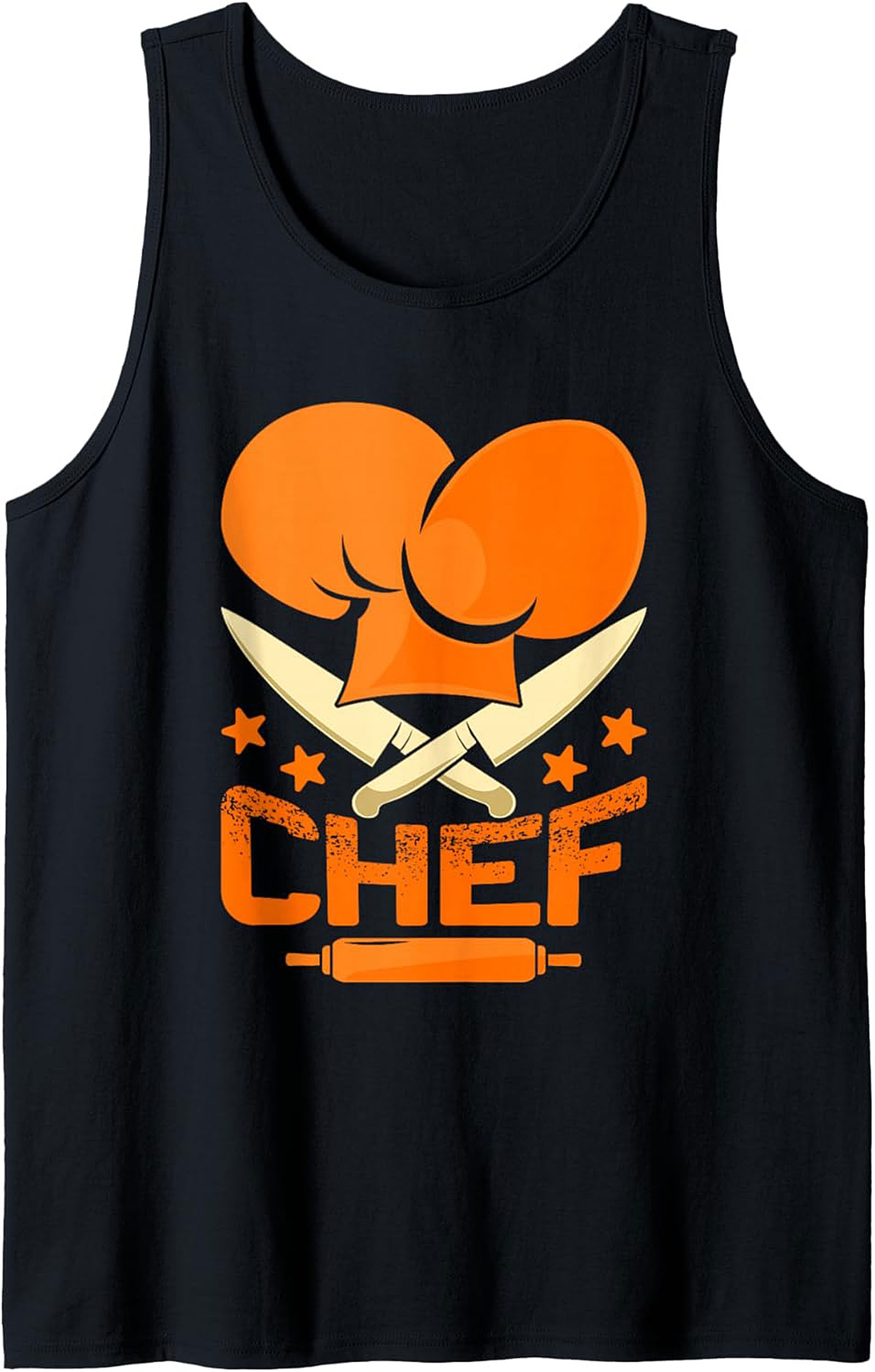 Chef Tank Top Culinary Graphic Tank for Summer Wear