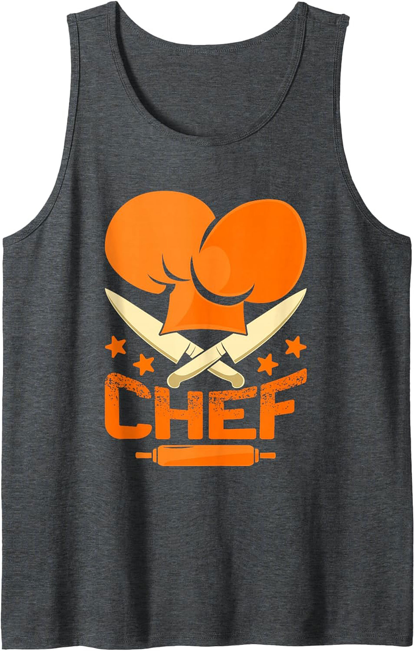 Chef Tank Top Culinary Graphic Tank for Summer Wear