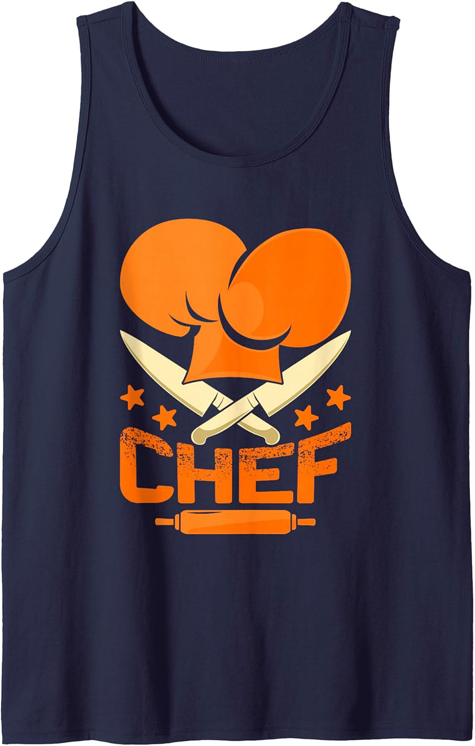 Chef Tank Top Culinary Graphic Tank for Summer Wear