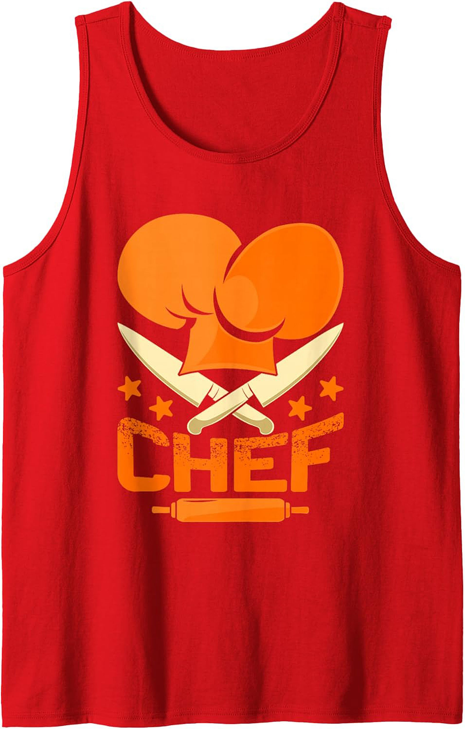 Chef Tank Top Culinary Graphic Tank for Summer Wear