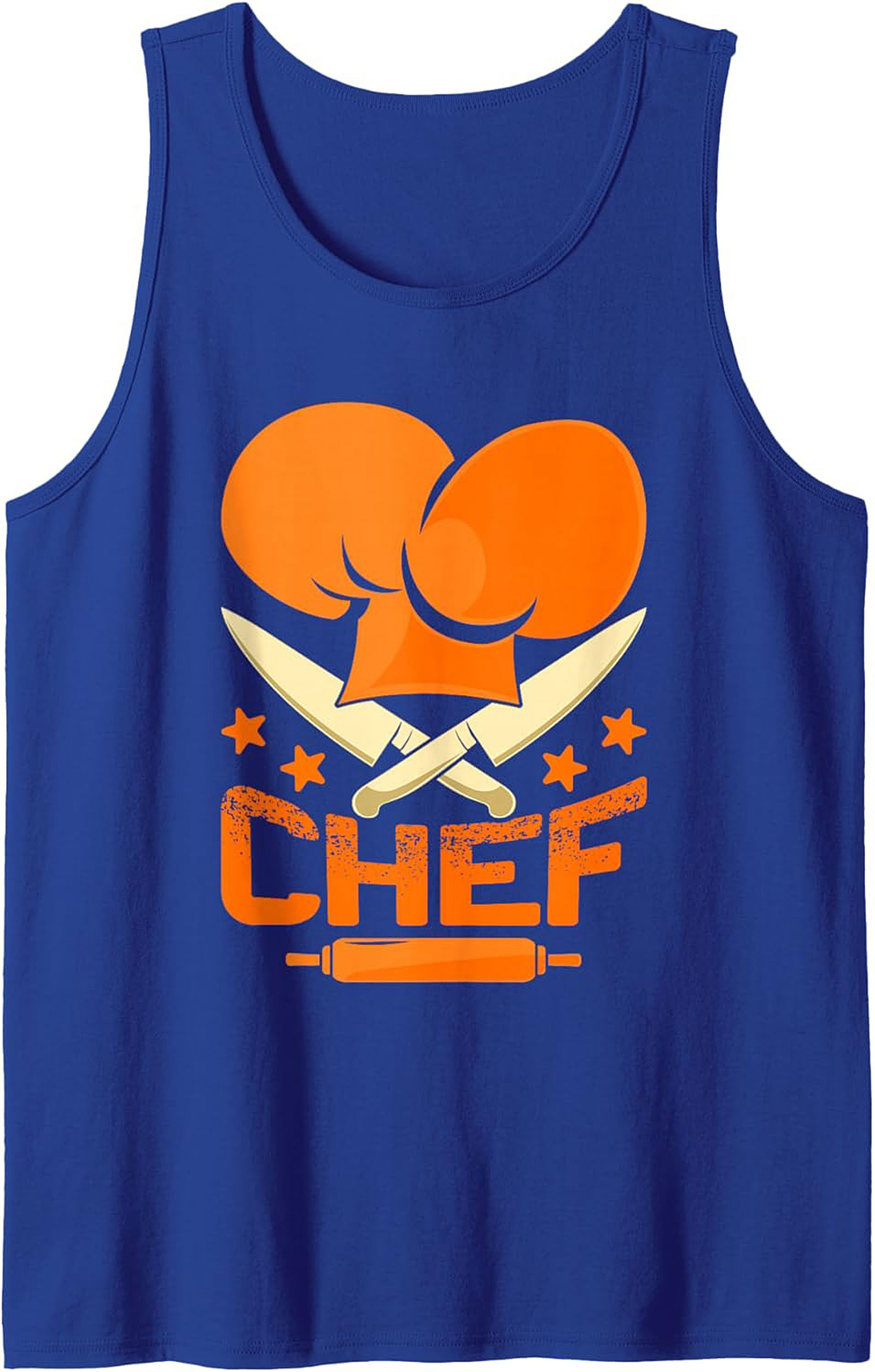 Chef Tank Top Culinary Graphic Tank for Summer Wear