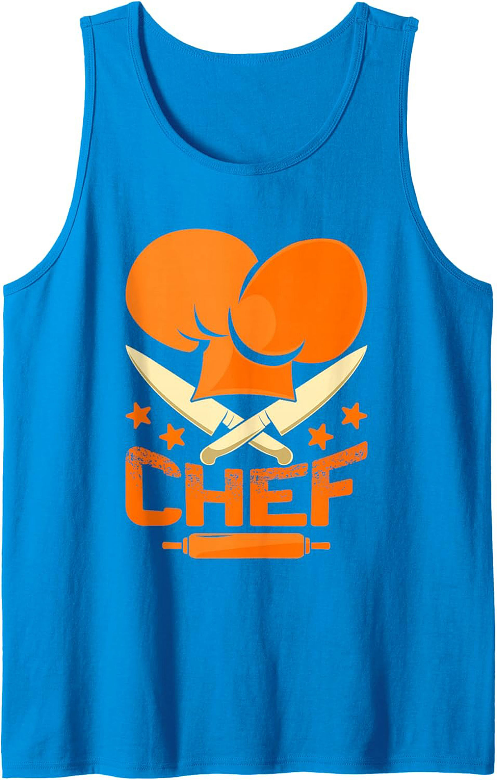 Chef Tank Top Culinary Graphic Tank for Summer Wear