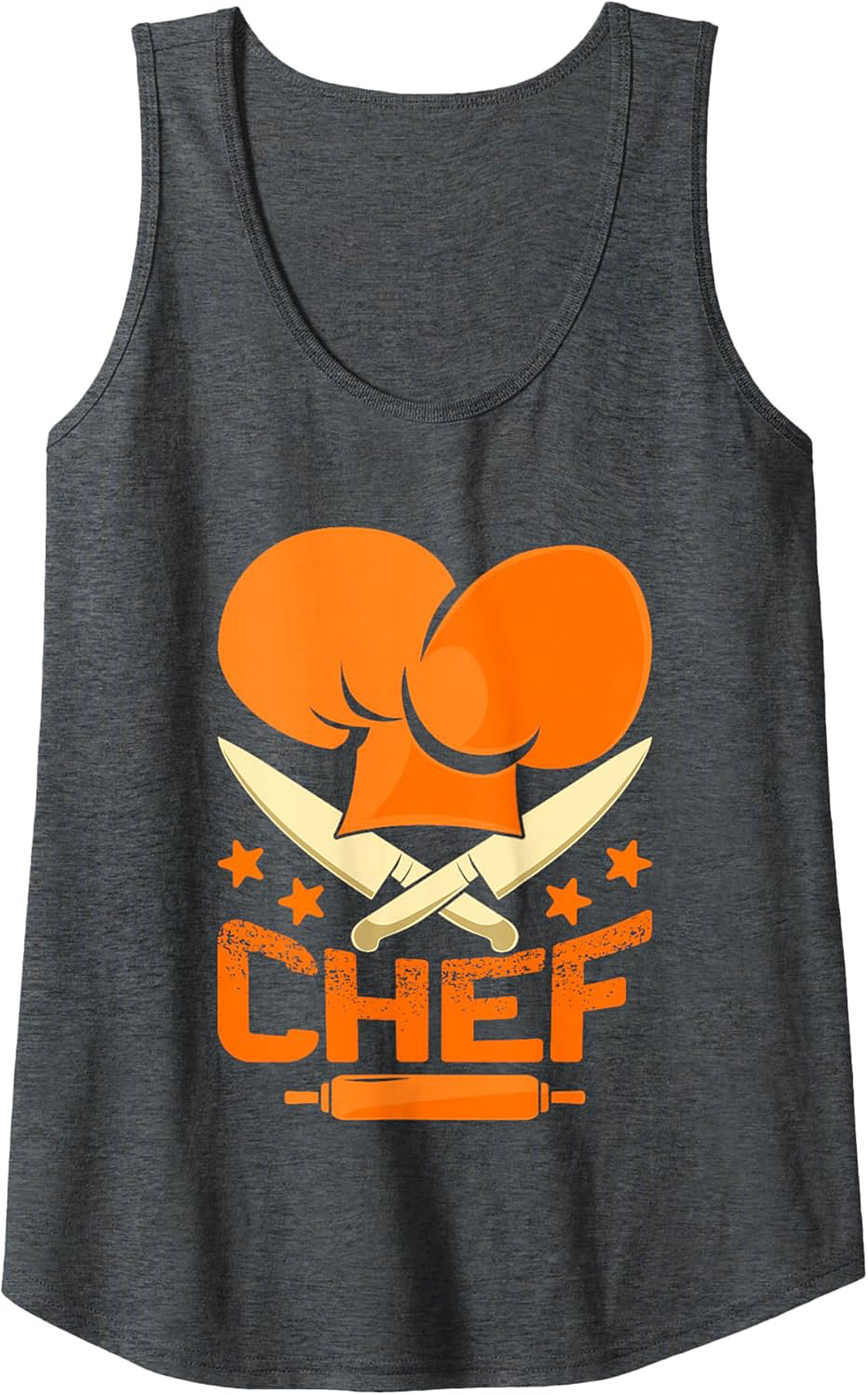 Chef Tank Top Culinary Graphic Tank for Summer Wear