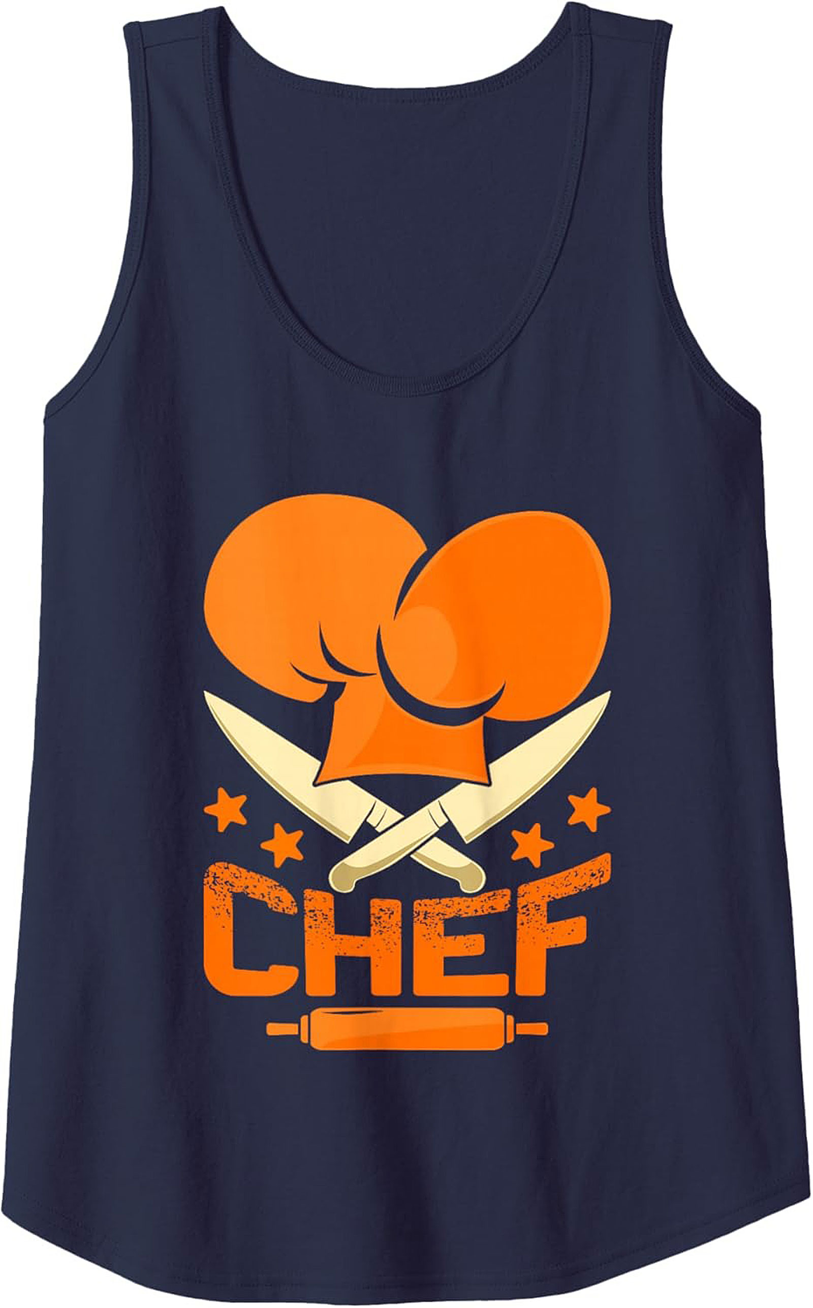 Chef Tank Top Culinary Graphic Tank for Summer Wear