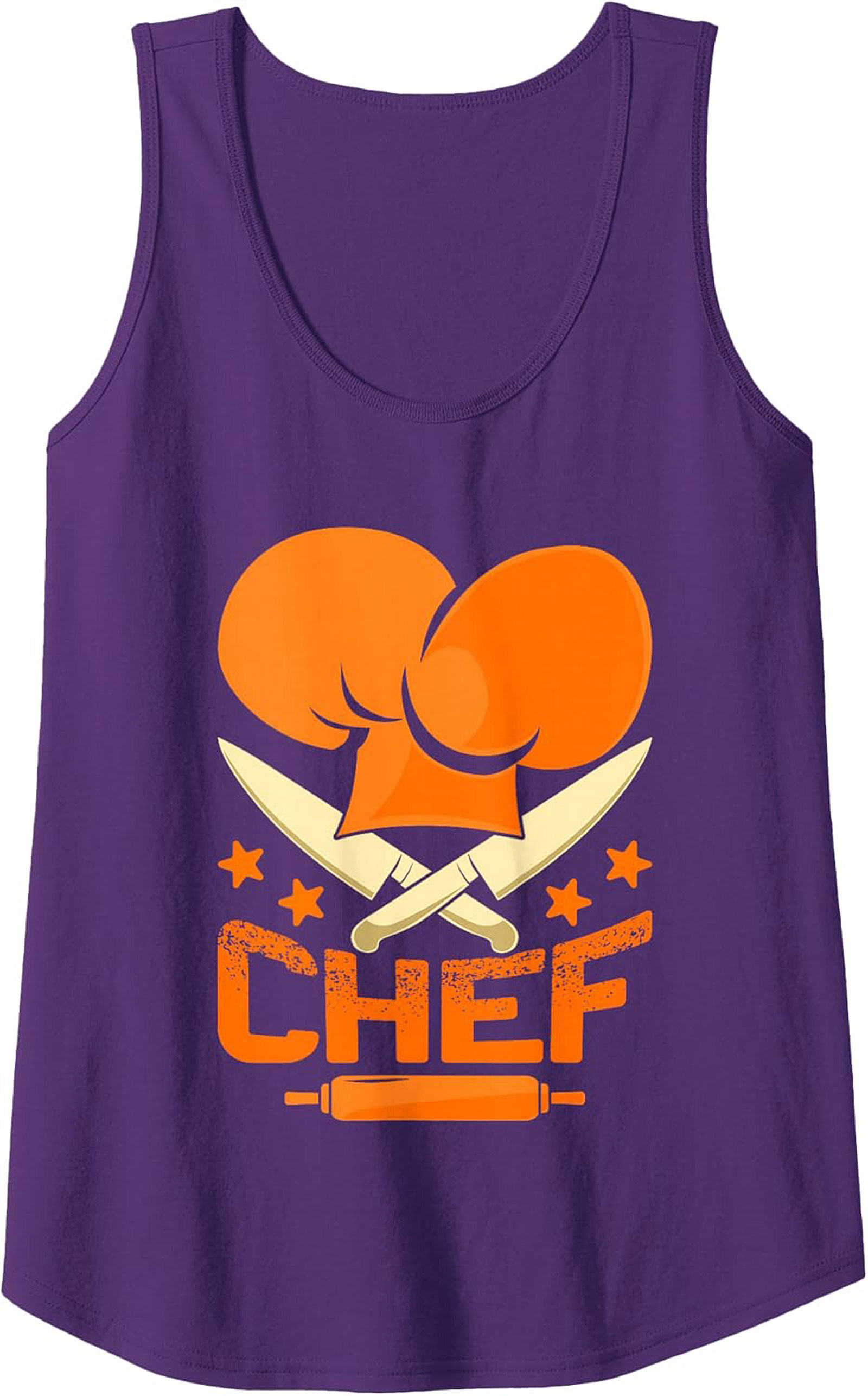 Chef Tank Top Culinary Graphic Tank for Summer Wear