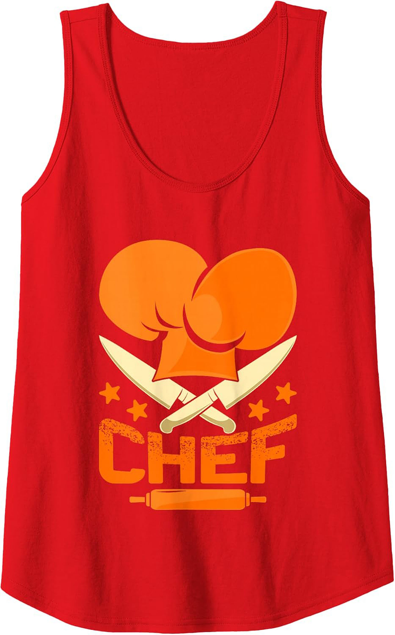 Chef Tank Top Culinary Graphic Tank for Summer Wear