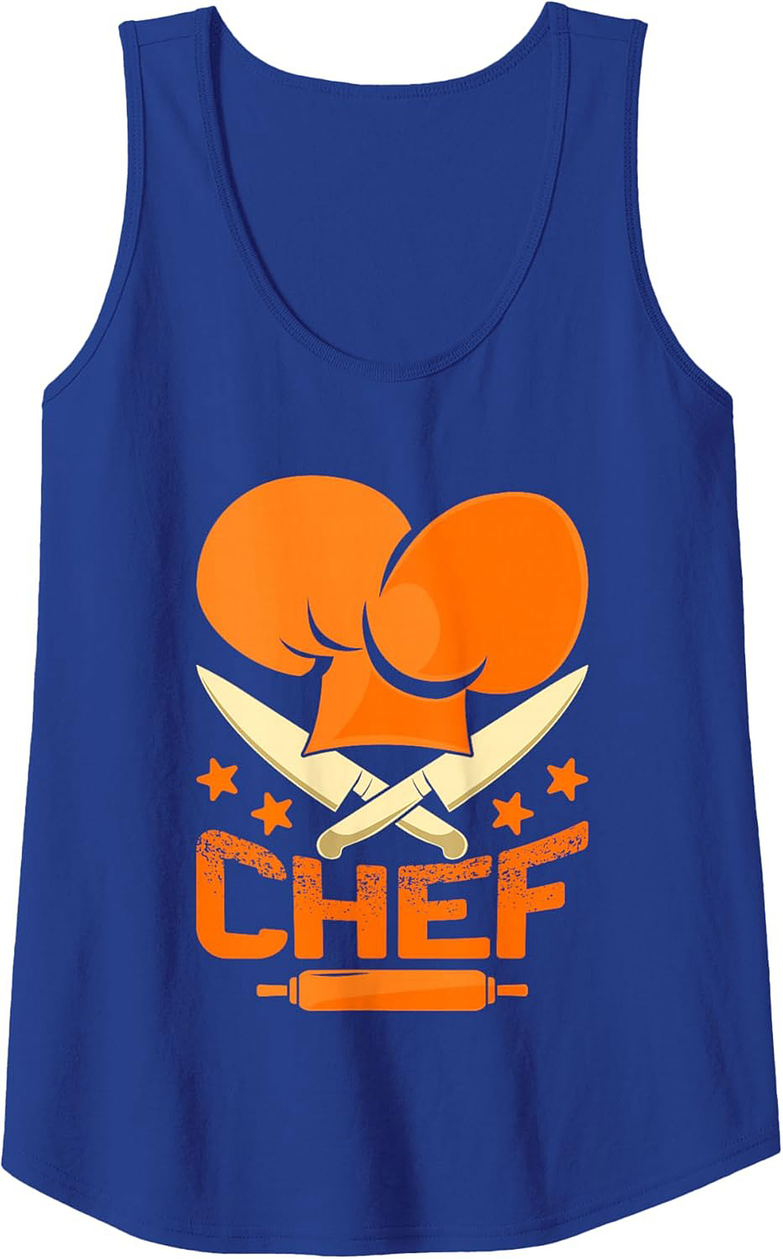 Chef Tank Top Culinary Graphic Tank for Summer Wear
